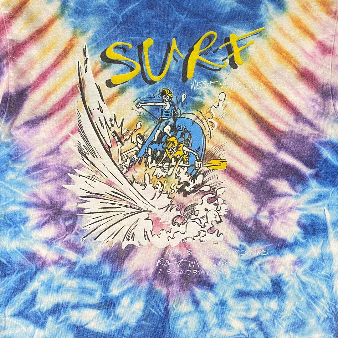 Vintage Vintage 90s Surf Acid Wash Promo Tshirt Size US M / EU 48-50 / 2 - 3 Thumbnail