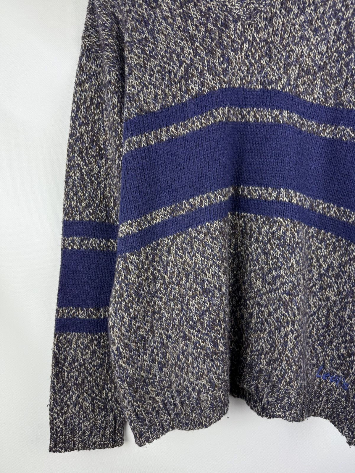 Levi's Levis Vintage Men’s Wool V-neck Sweater Pullover Size Xl Size US XL / EU 56 / 4 - 6 Thumbnail