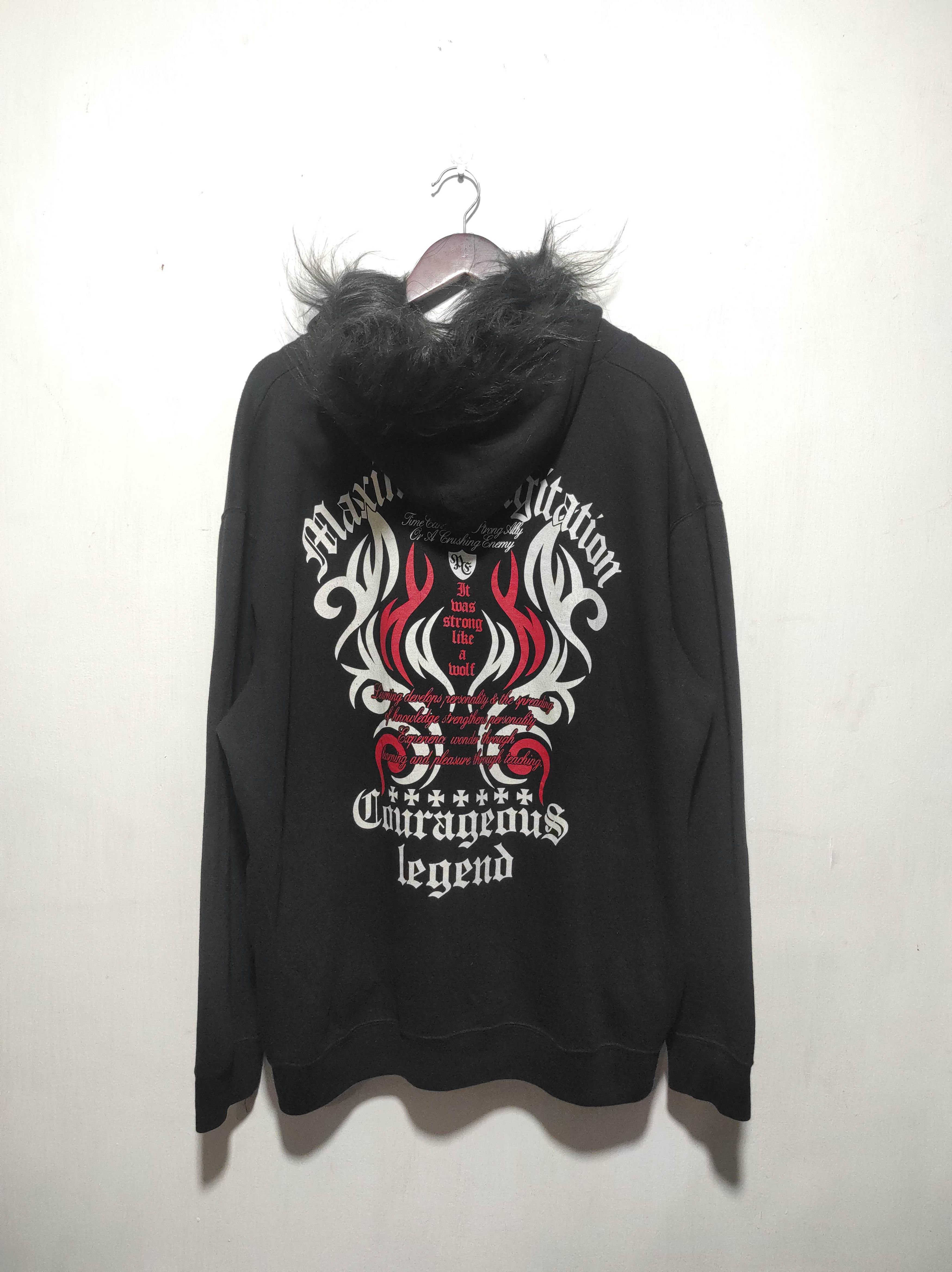 Affliction Clash A Head Poem Zip Fur Hoodie IfSixWasNine LGB style Size US XL / EU 56 / 4 - 14 Thumbnail