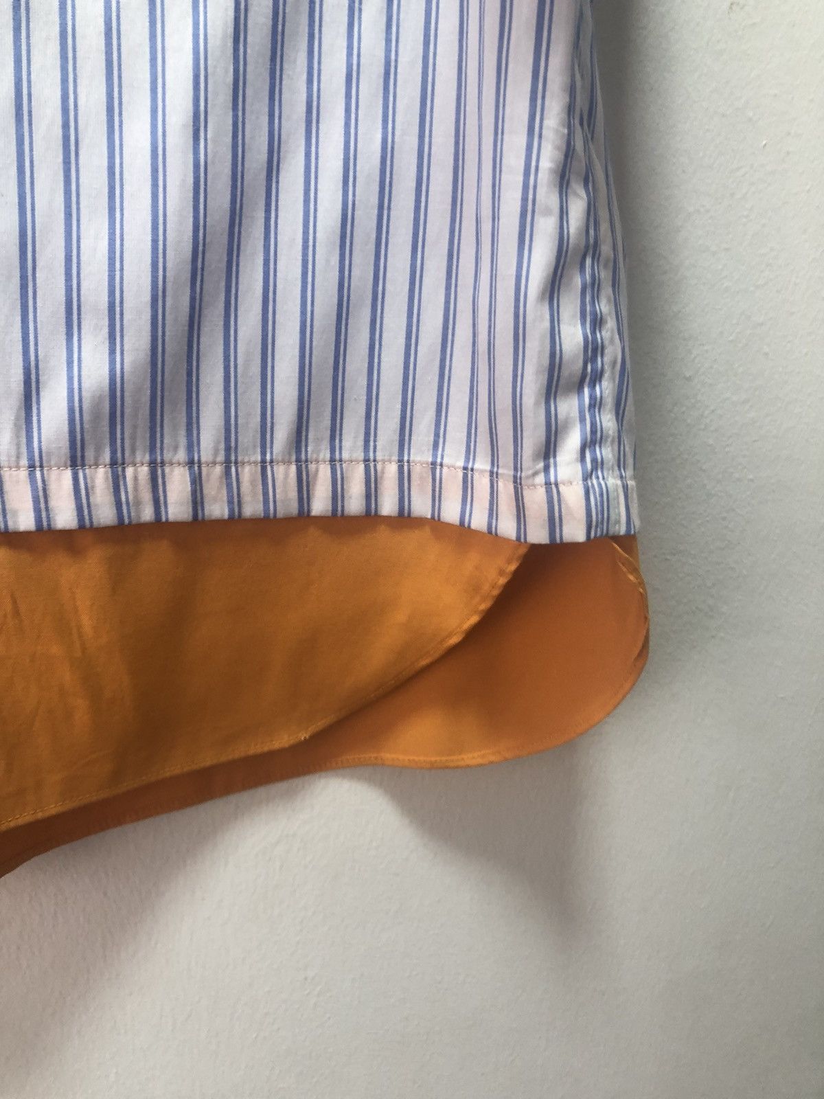Beams Plus BEAMS Shirt Striped Double Pocket Tape Patch Rayon Size US L / EU 52-54 / 3 - 4 Thumbnail