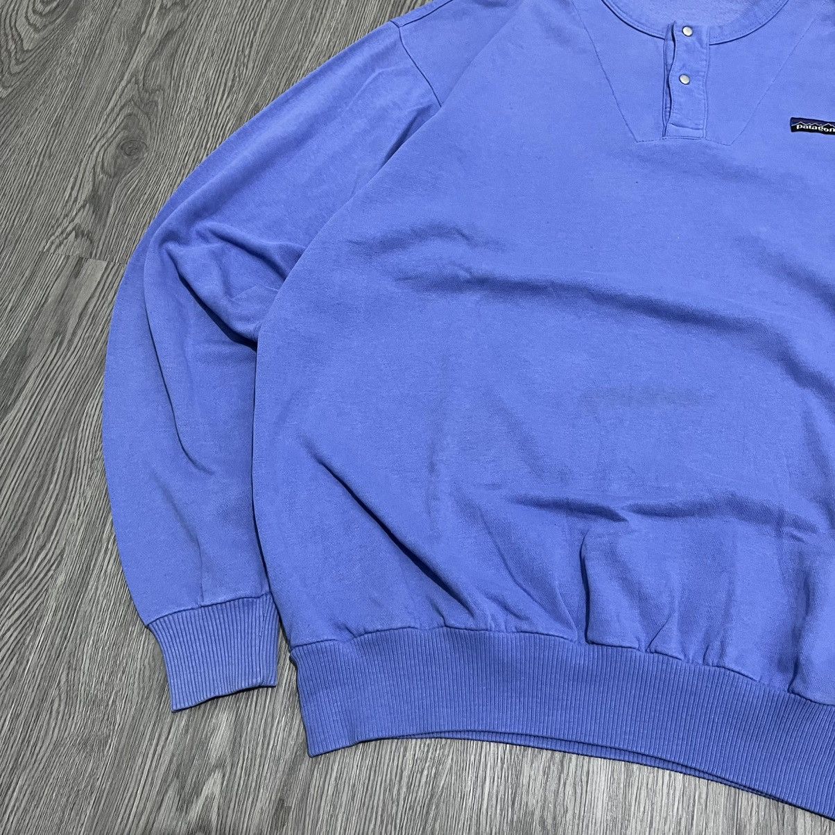 Patagonia 80s Patagonia Snap Button Pullover Sweatshirt Size US XL / EU 56 / 4 - 4 Thumbnail