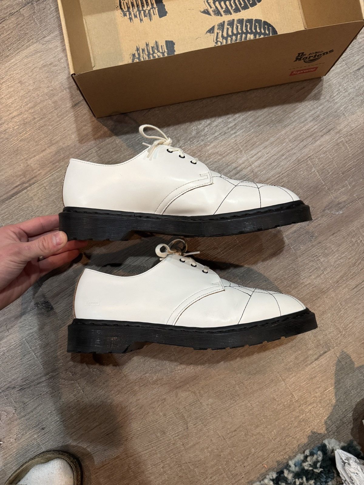 Dr. Martens × Supreme Dr Martens x Supreme 1461 Web Vintage Smooth Leather Shoes Size US 10 / EU 43 - 3 Thumbnail