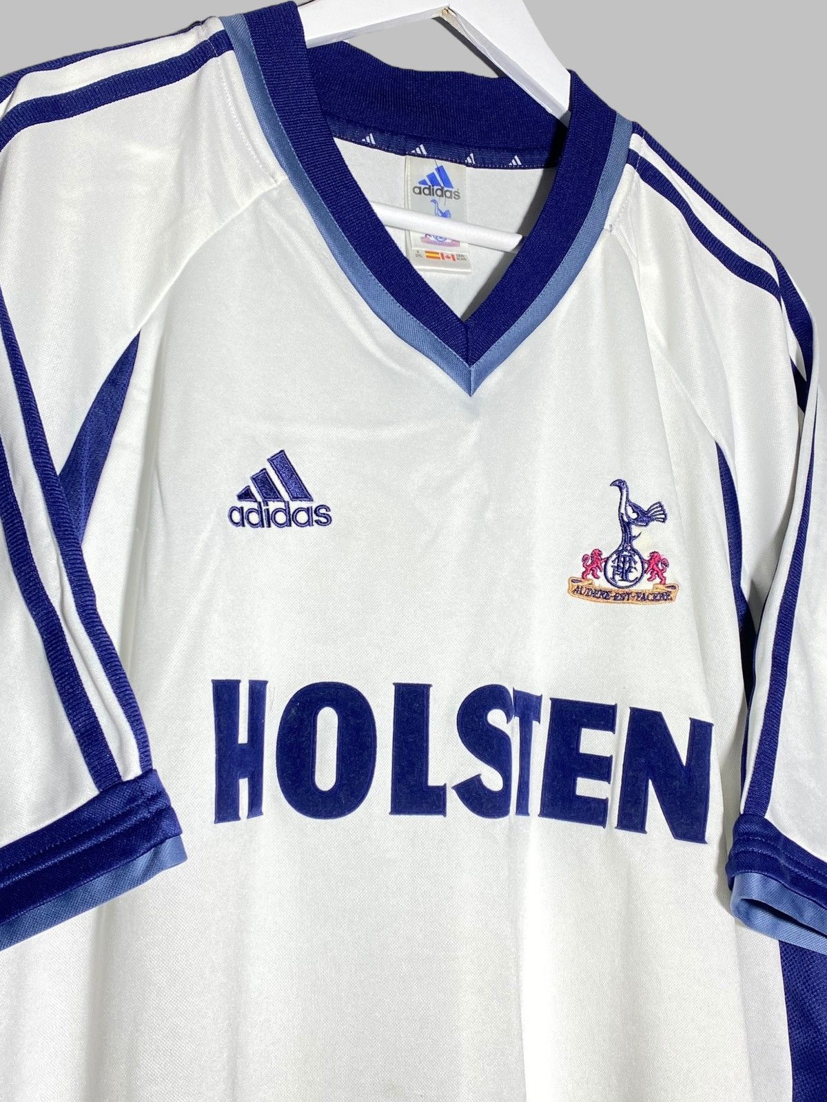 Adidas Vintage Tottenham Hotspur 2001/02 Home Football Shirt Size US XXL / EU 58 / 5 - 3 Thumbnail