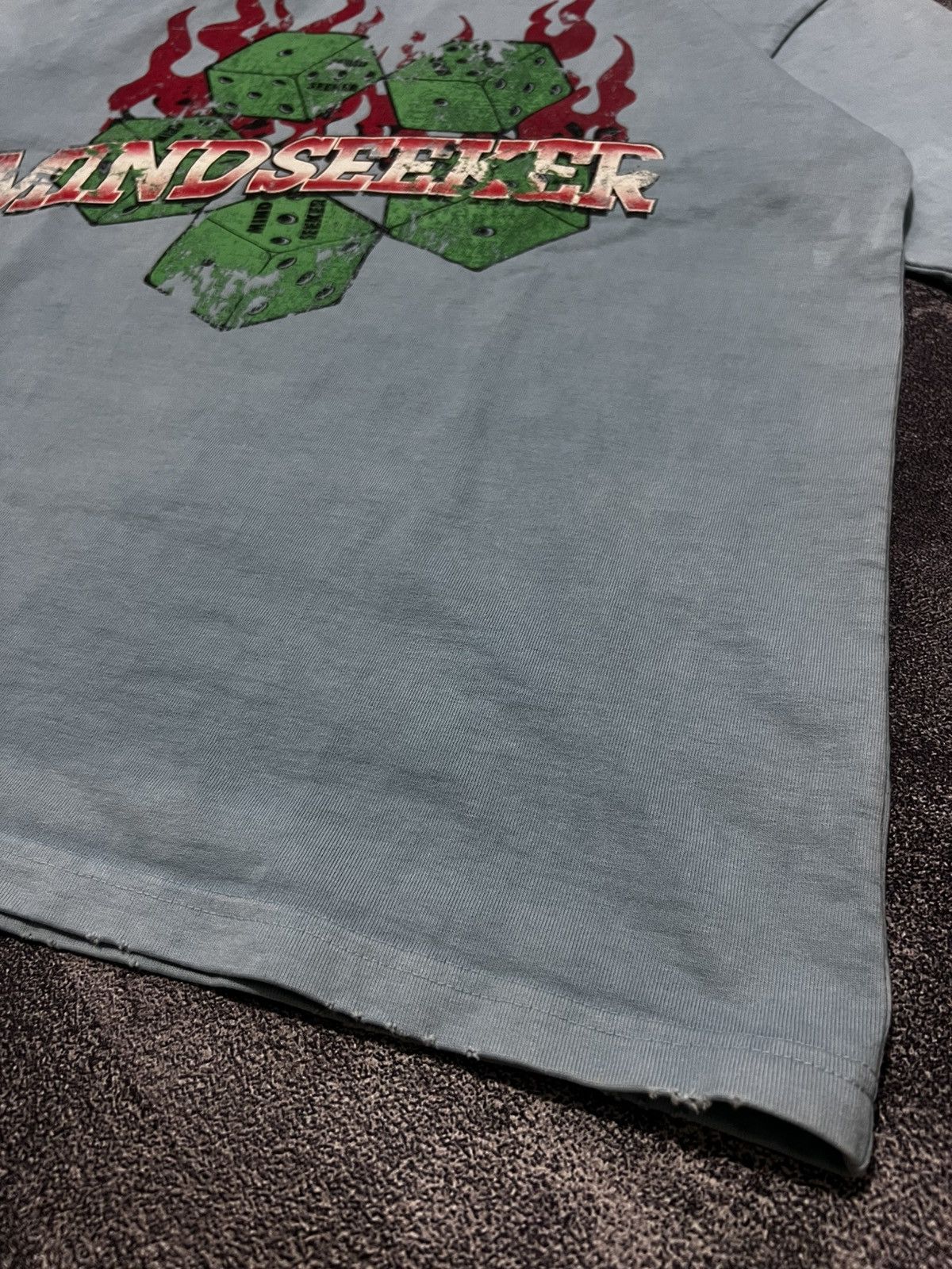 Mindseeker Mindseeker Flame Dice Heavy Weight Cotton tees Size US L / EU 52-54 / 3 - 4 Thumbnail