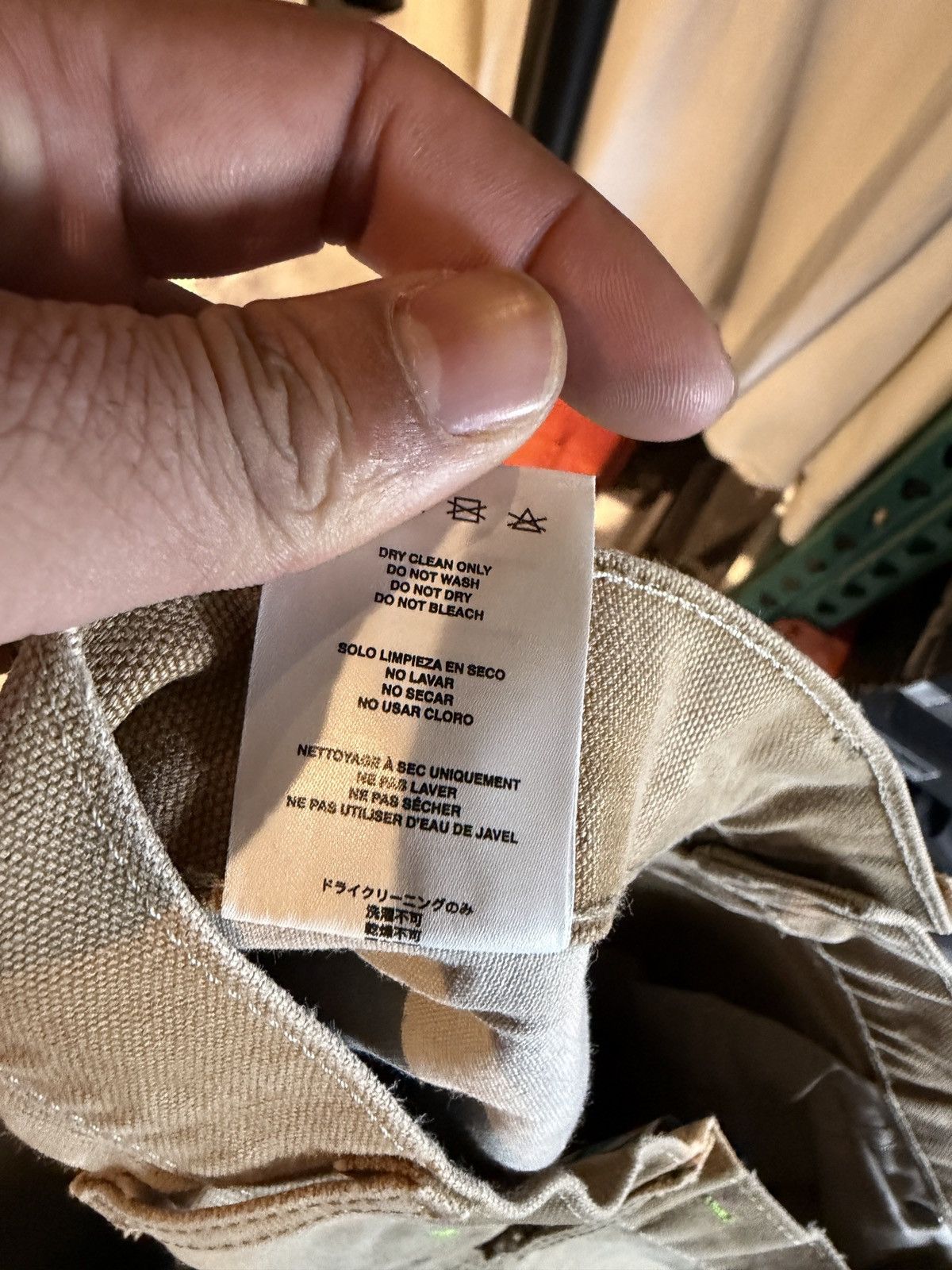 Better With Age Better With Age Knucklehead Double Knee Carhartt Pants Khaki Size US 33 - 11 Thumbnail