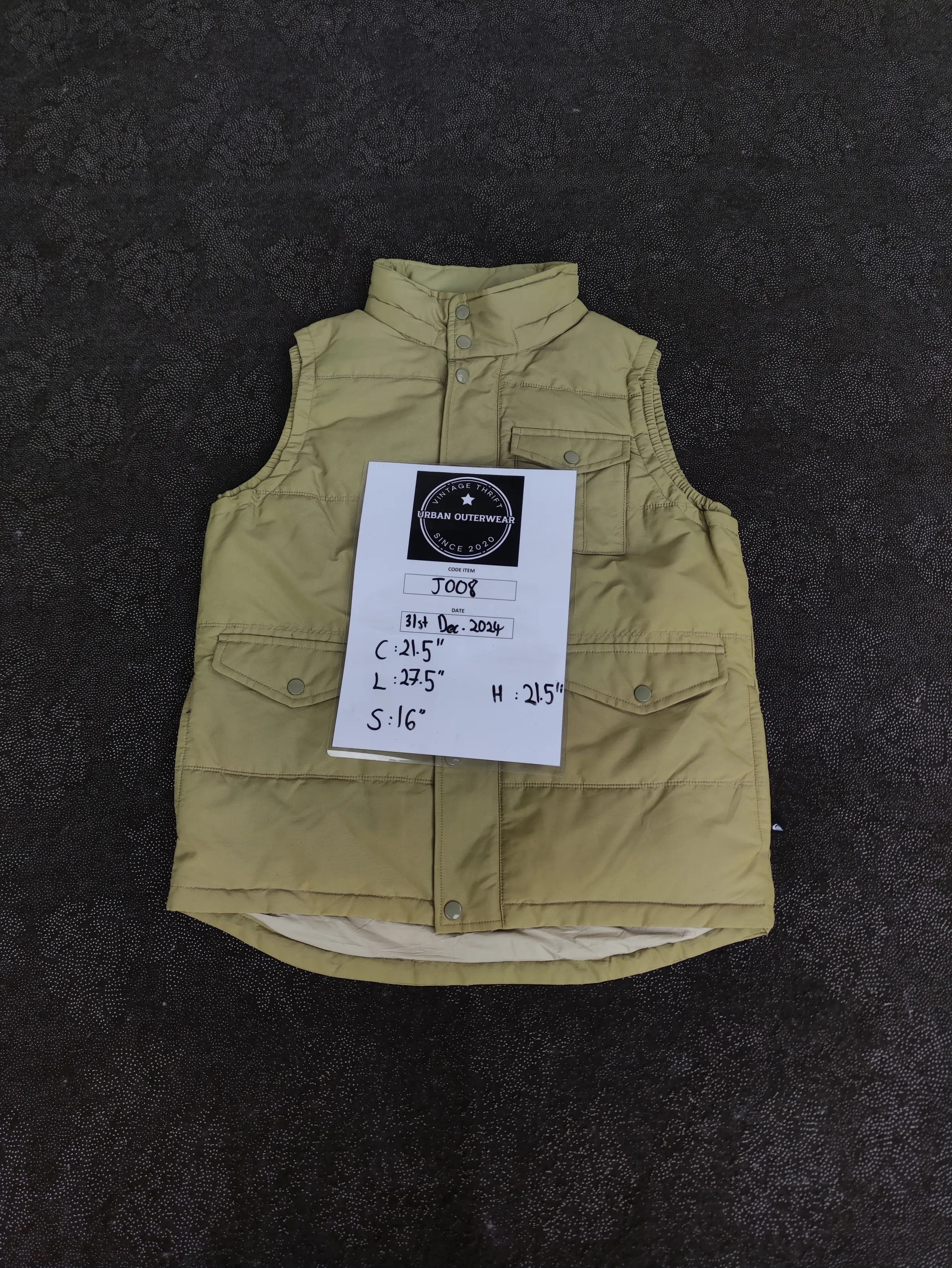 Quiksilver Quiksilver Vest Nylon Down Jacket J008 Size US M / EU 48-50 / 2 - 25 Thumbnail