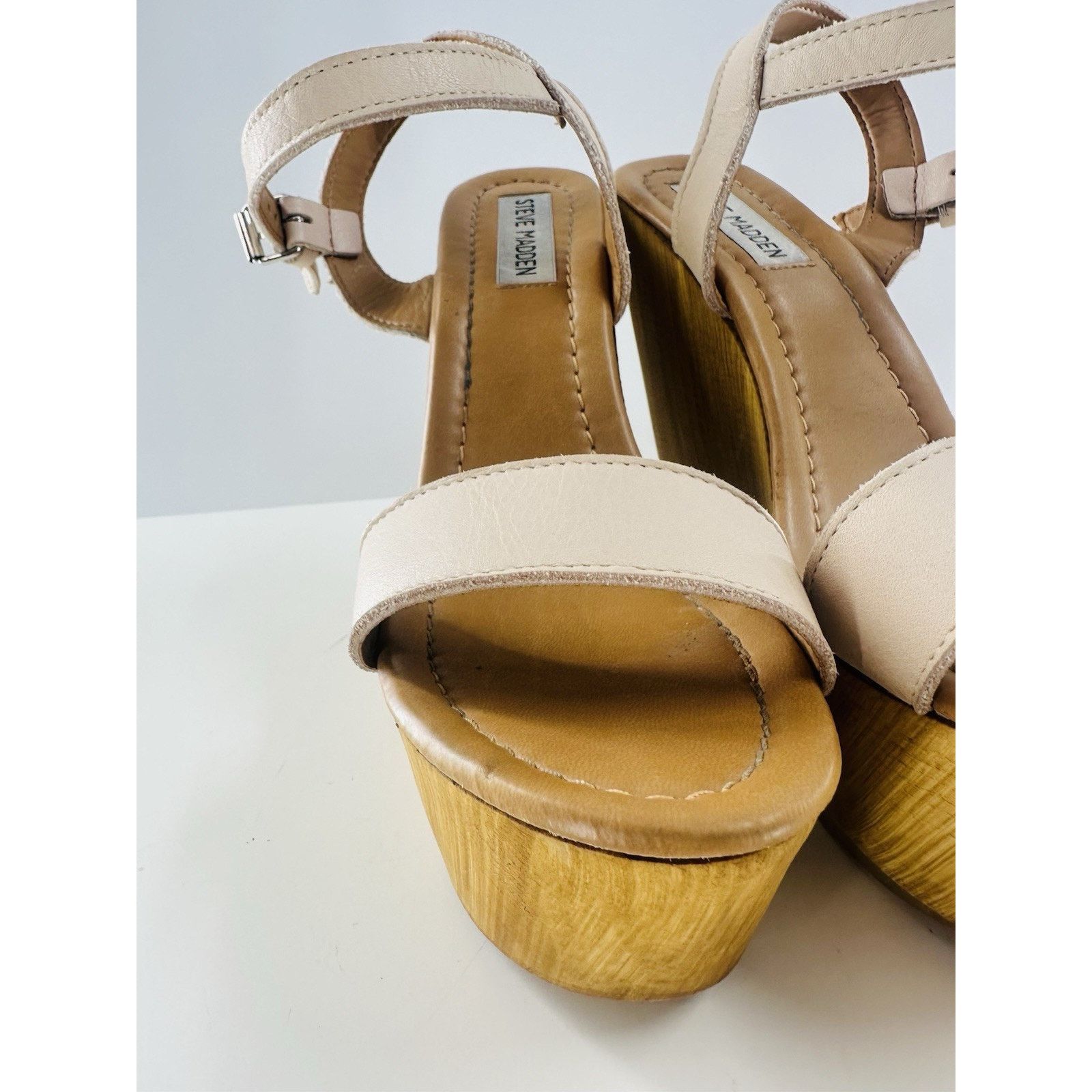 Steve Madden Steve Madden woman’s Takkenn Strappy Wedge sandals size 8 Size US 8 / IT 38 - 10 Thumbnail