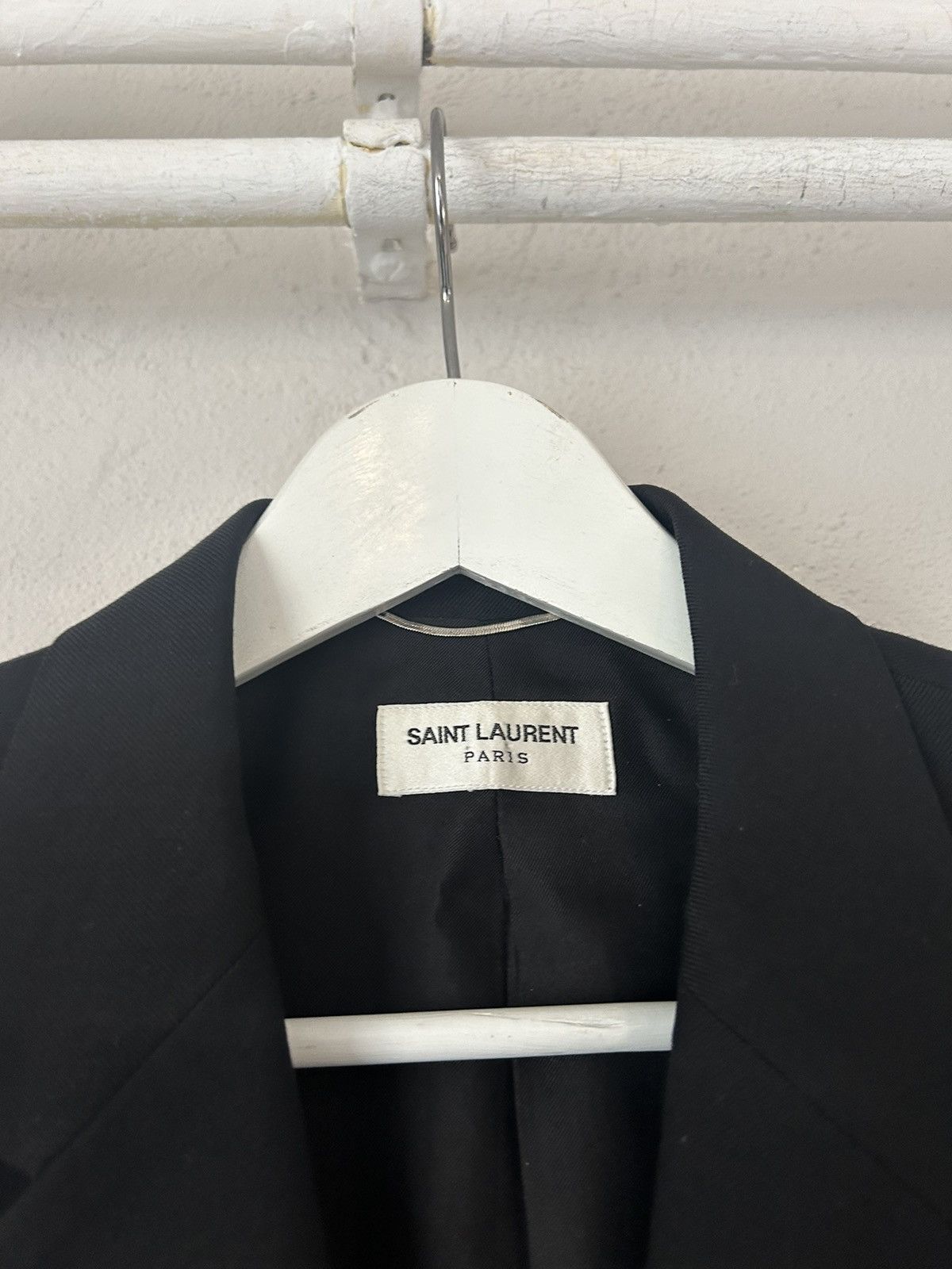 Saint Laurent Paris Black Wool Blazer Size US M / EU 48-50 / 2 - 4 Thumbnail