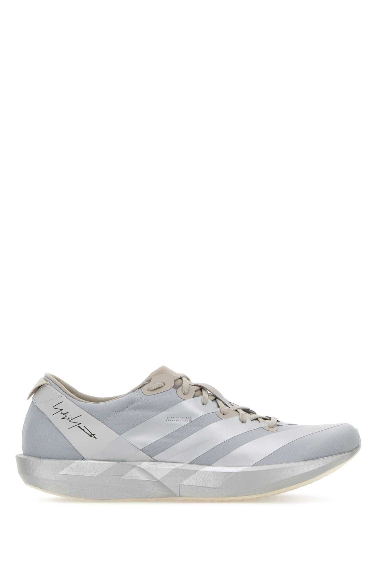 Y-3 Grey Fabric Y-3 Adios 9 Sneakers Size US 12 / EU 45 - 1 Thumbnail