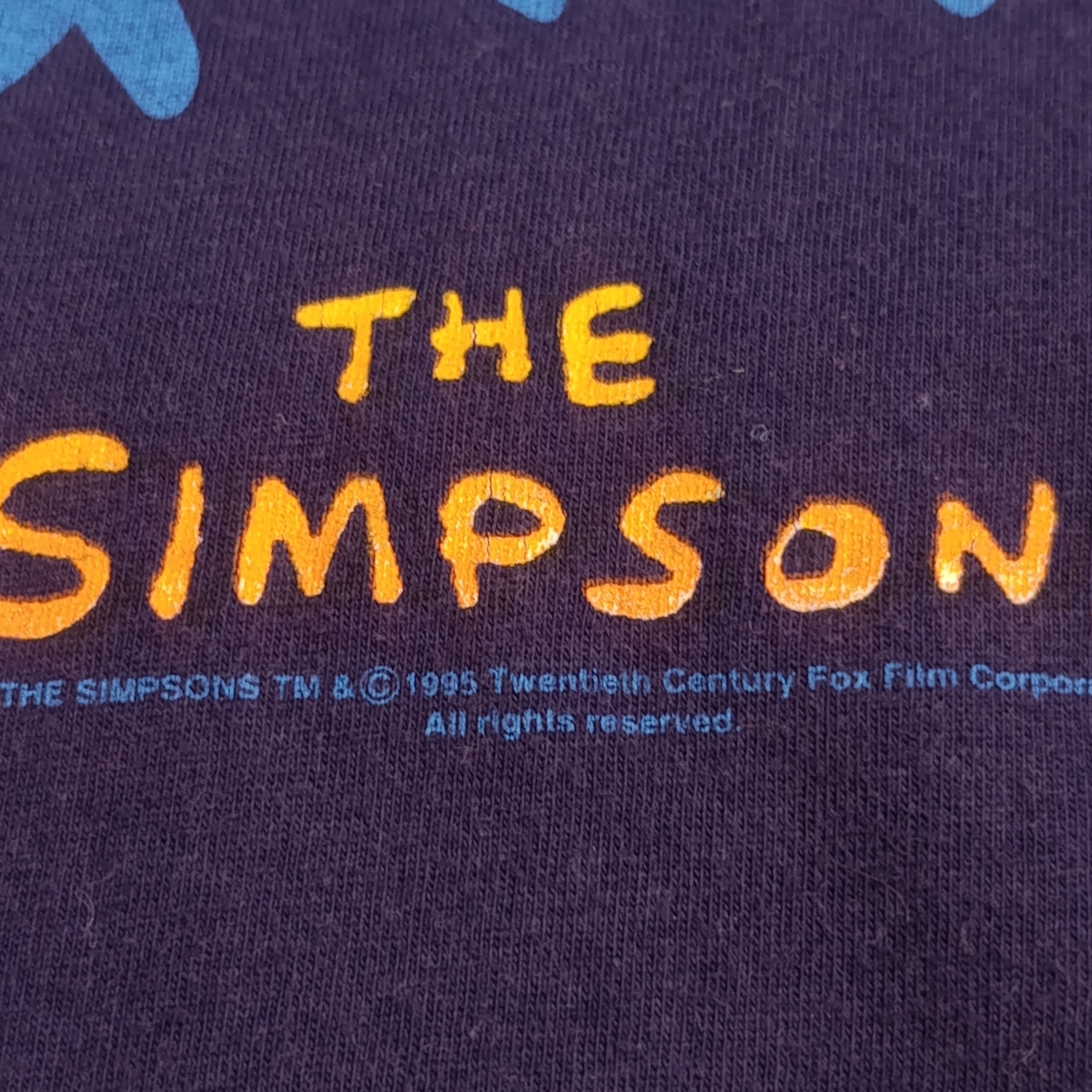 The Simpsons × Vintage VINTAGE 1995 ADULT THE SIMPSONS HOMER AND BART CARTOON Size US L / EU 52-54 / 3 - 3 Thumbnail