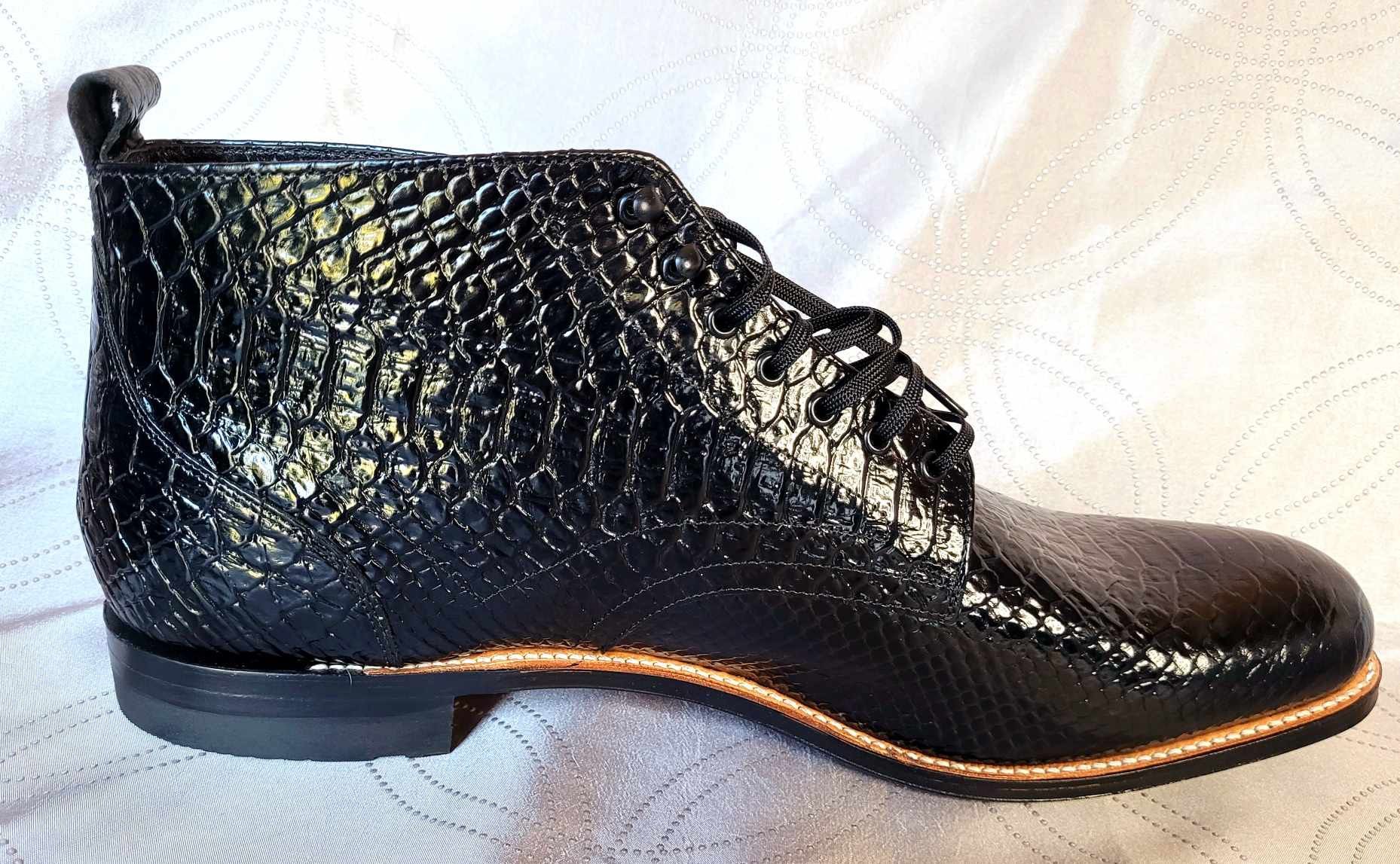 Stacy Adams NEW Size 14 D Stacy Adams Leather Men's High Top Boots/Shoes Size US 14 / EU 47 - 8 Thumbnail