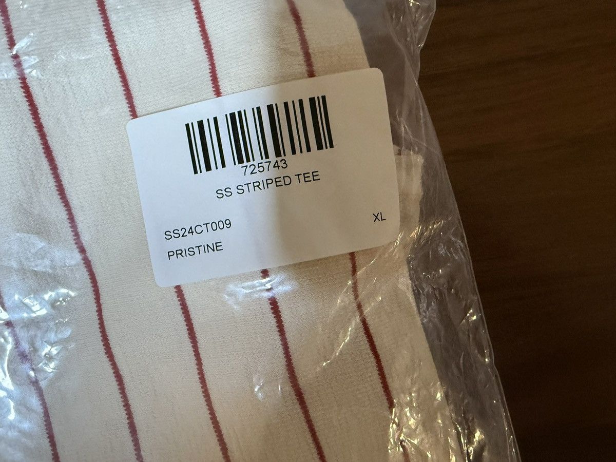 Aime Leon Dore Aimé Leon Dore Aime ALD Pinstripe Tee 'Pristine' (Cream) XL Size US XL / EU 56 / 4 - 9 Thumbnail