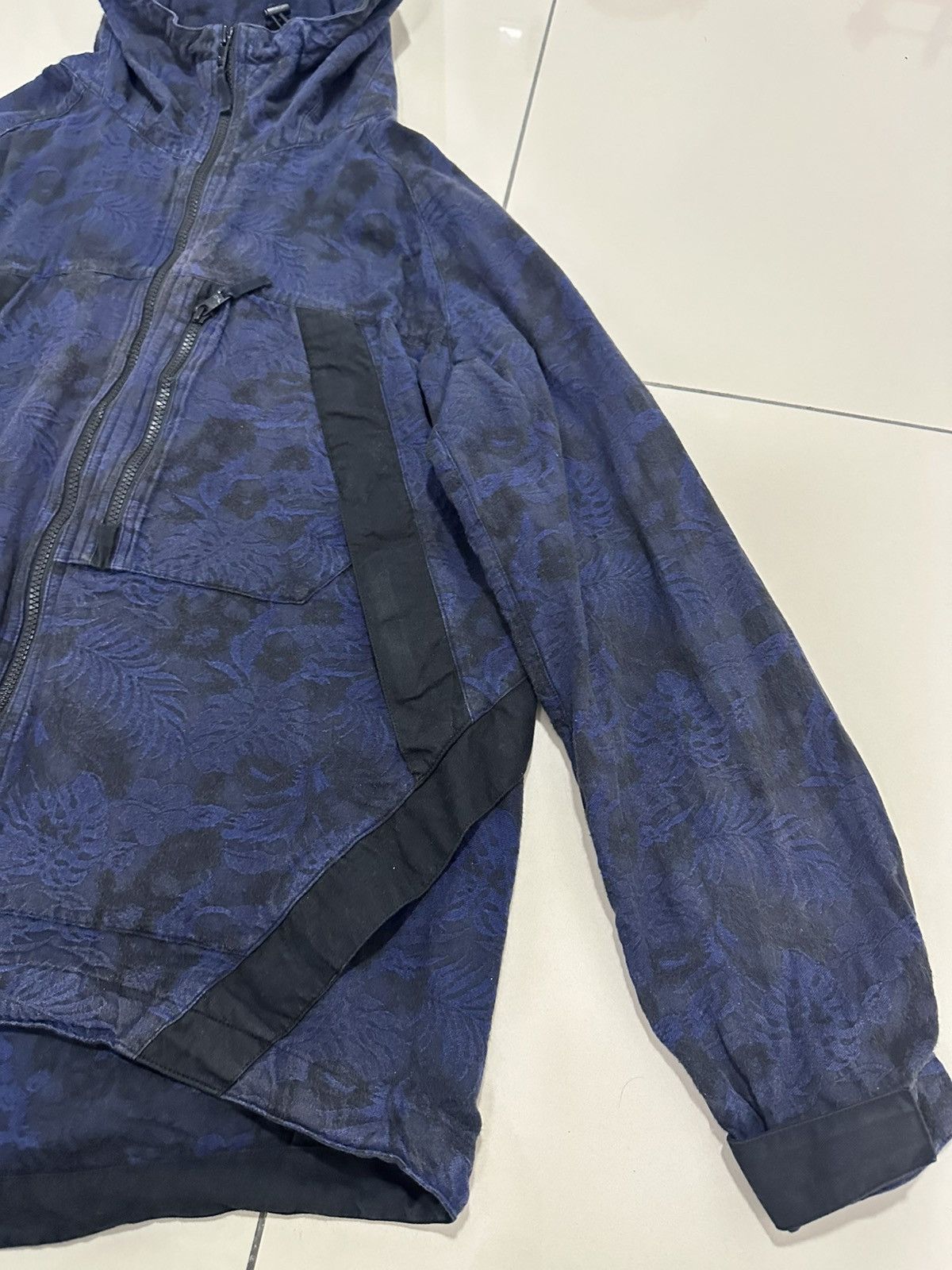 Yohji Yamamoto Yohji Yamamoto X Adidas Y-3 Hoodie Jacket Floral Design Size US XL / EU 56 / 4 - 8 Thumbnail
