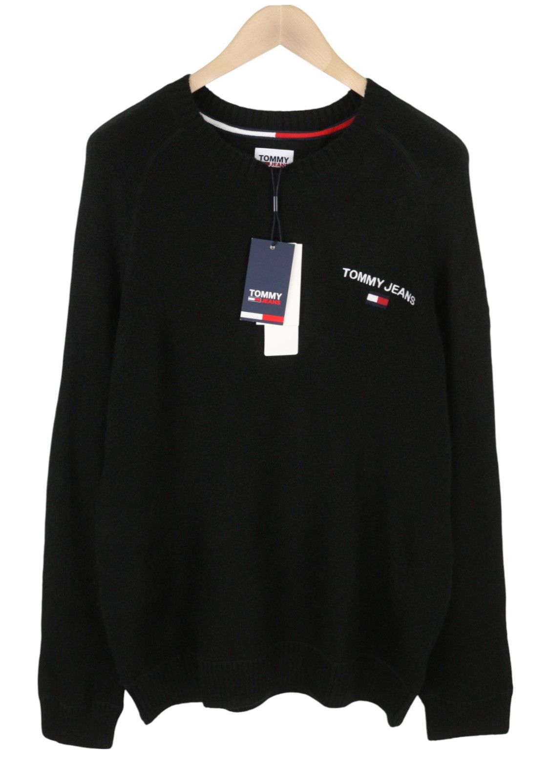 Tommy Hilfiger REQ RAOLAN XL Black Tight-Knit Jumper 87384 Size US XL / EU 56 / 4 - 1 Thumbnail