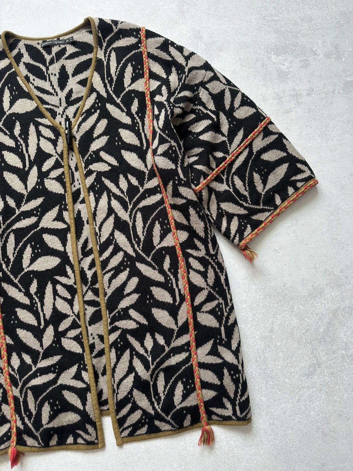 Gudrun Sjoden Gudrun Sjoden Boho Floral Logo Long Coat Jacket Overcoat S-M Size S / US 4 / IT 40 - 2 Thumbnail