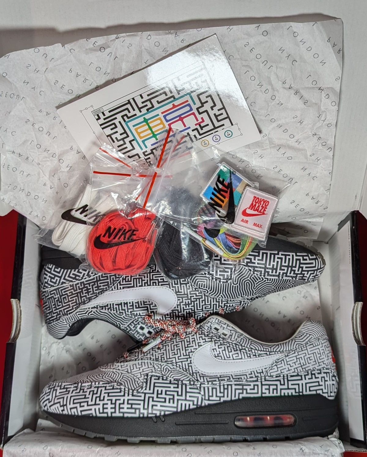Nike Size 11 - Nike Air Max 1 On Air: Tokyo Maze Size US 11 / EU 44 - 9 Thumbnail