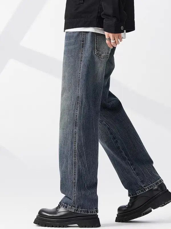 VIBE Vintage High Street Wash Distressed Jeans Size US 30 / EU 46 - 1 Thumbnail