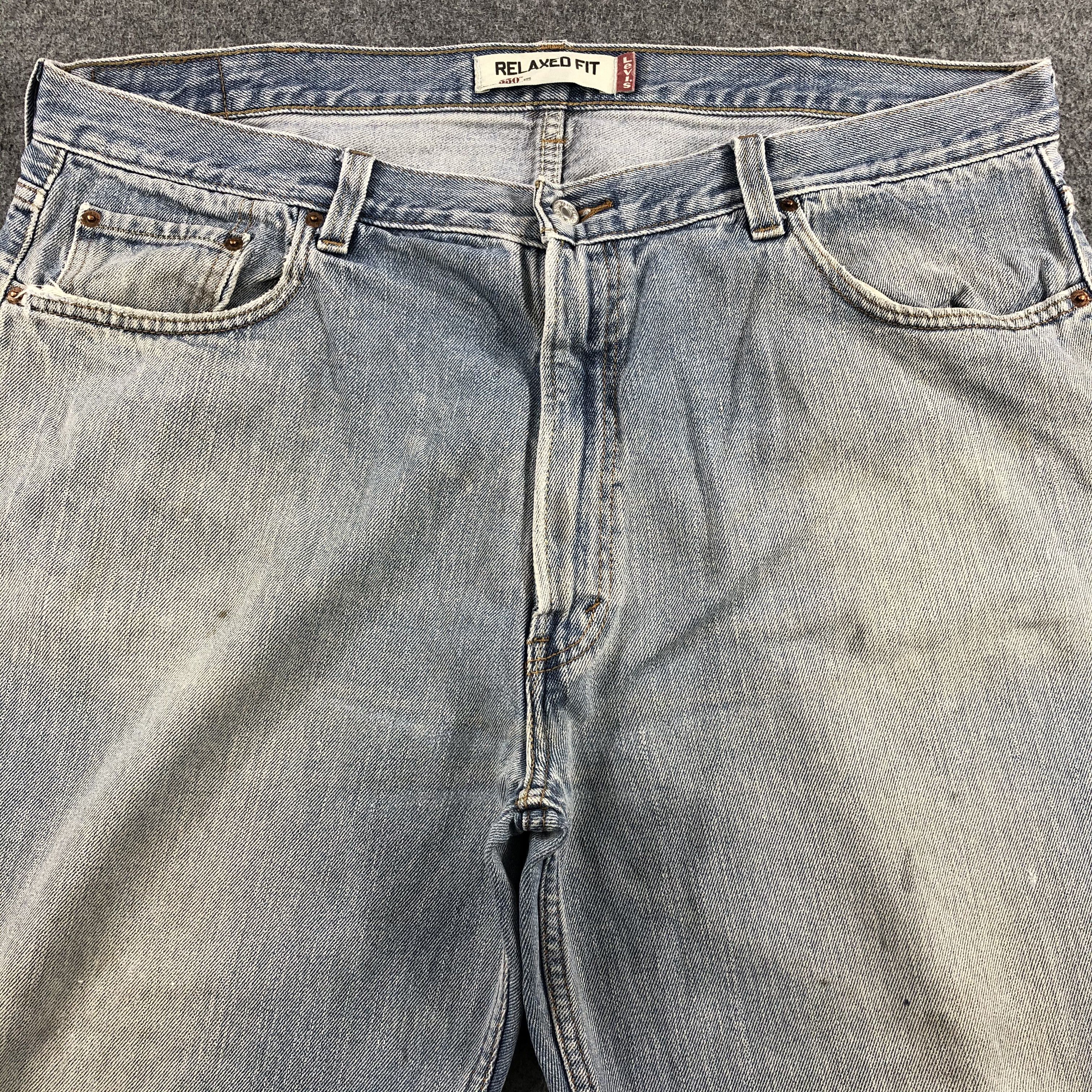 Levi's Vintage Light Wash Levis 550 Jeans-J1502 Size US 34 / EU 50 - 3 Thumbnail