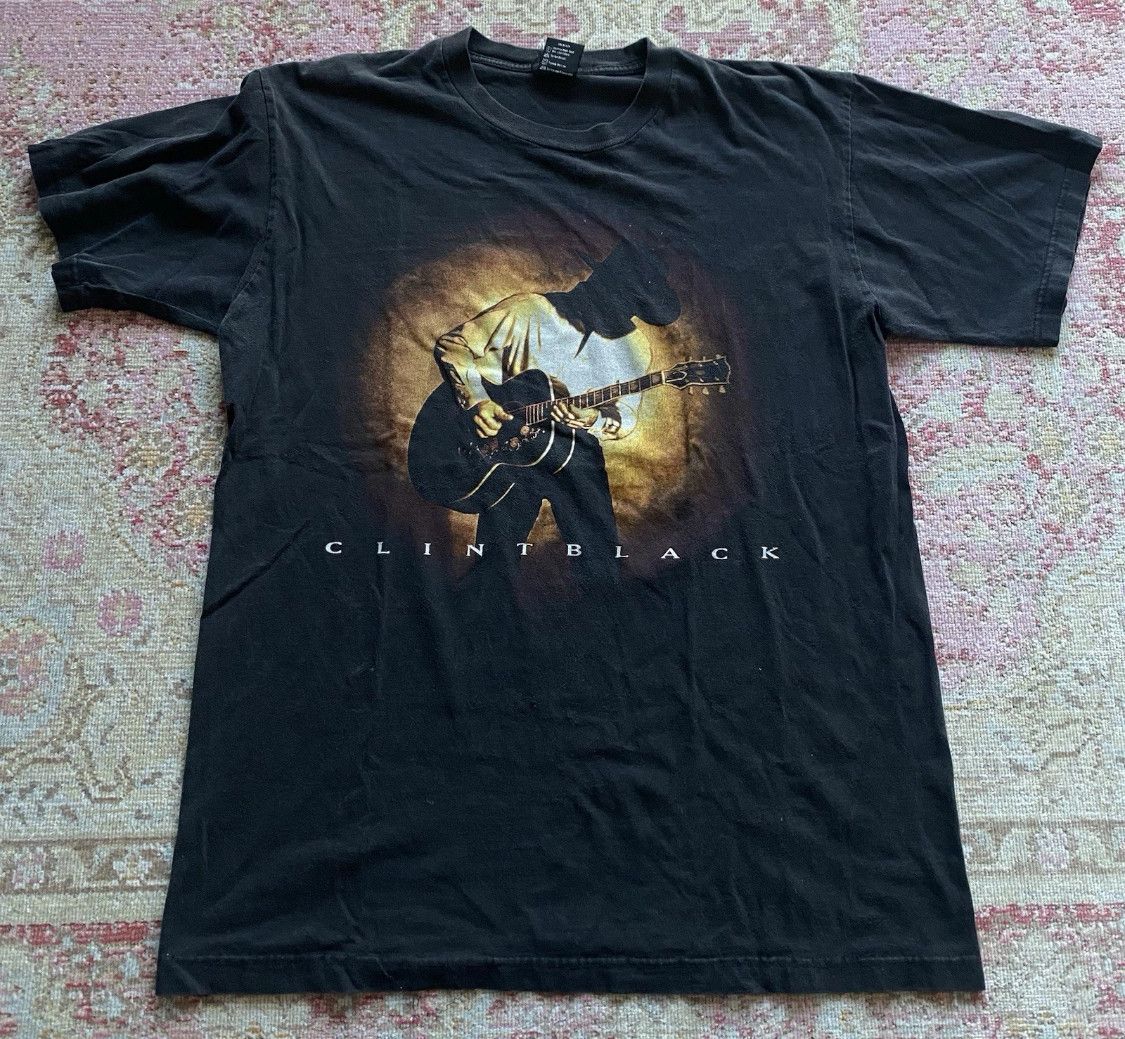 Giant Giant Clint Black T Shirt XL 90s Vintage Tour 1995 XL Size US XL / EU 56 / 4 - 1 Thumbnail