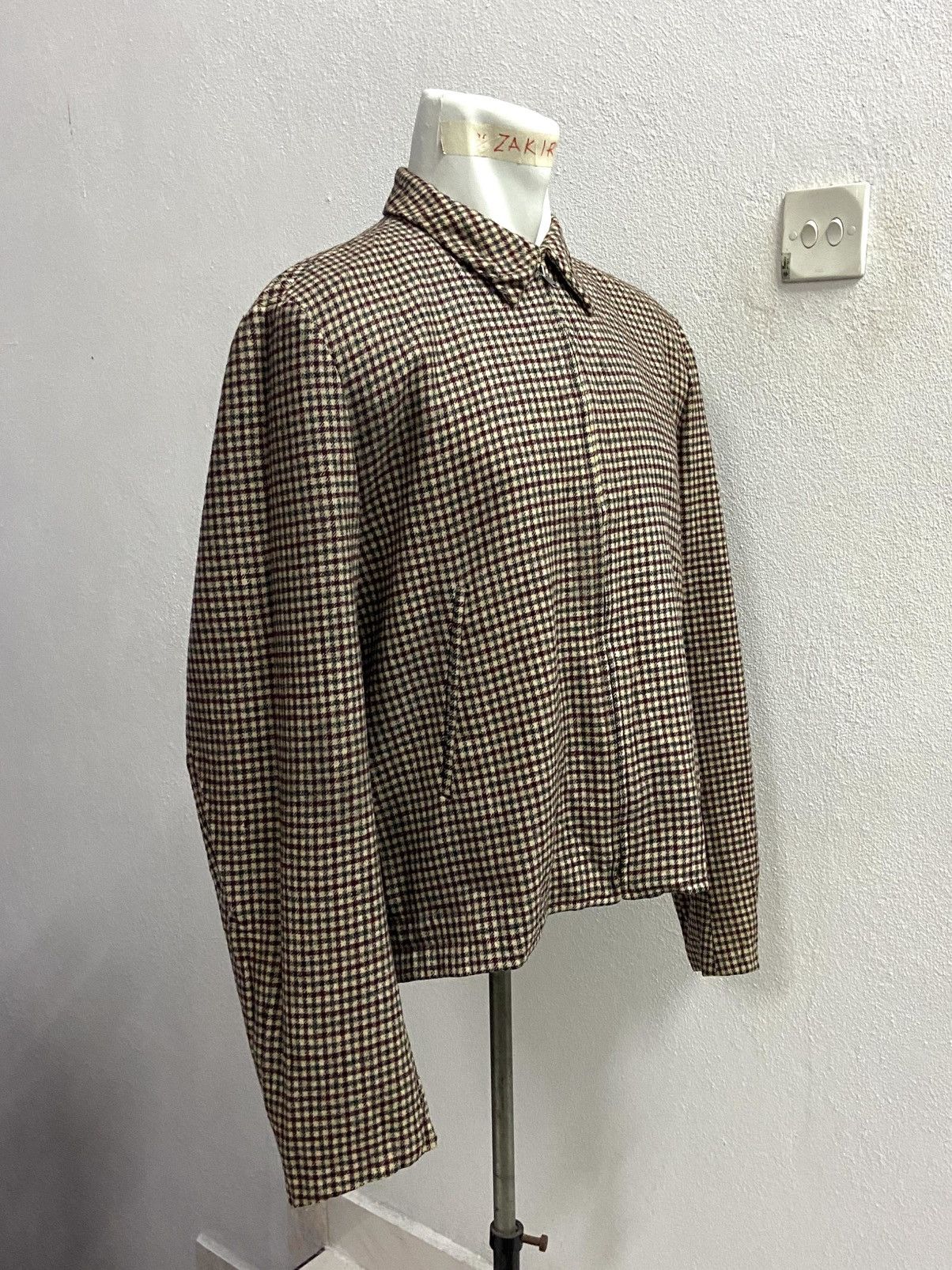 Pendleton Vintage 50's Pendleton wool houndstooth zippered jacket. Size US M / EU 48-50 / 2 - 2 Thumbnail