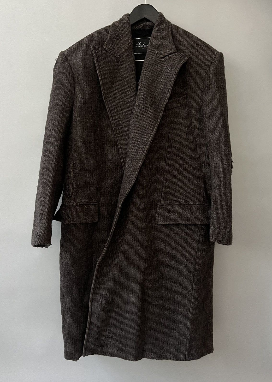 Balenciaga Balenciaga Large Destroyed Coat Size US M / EU 48-50 / 2 - 1 Thumbnail