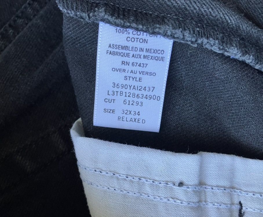 Polo Ralph Lauren Polo Ralph Lauren Men's Black Denim Jeans Vintage 90s Y2K RL Size US 31 - 10 Thumbnail