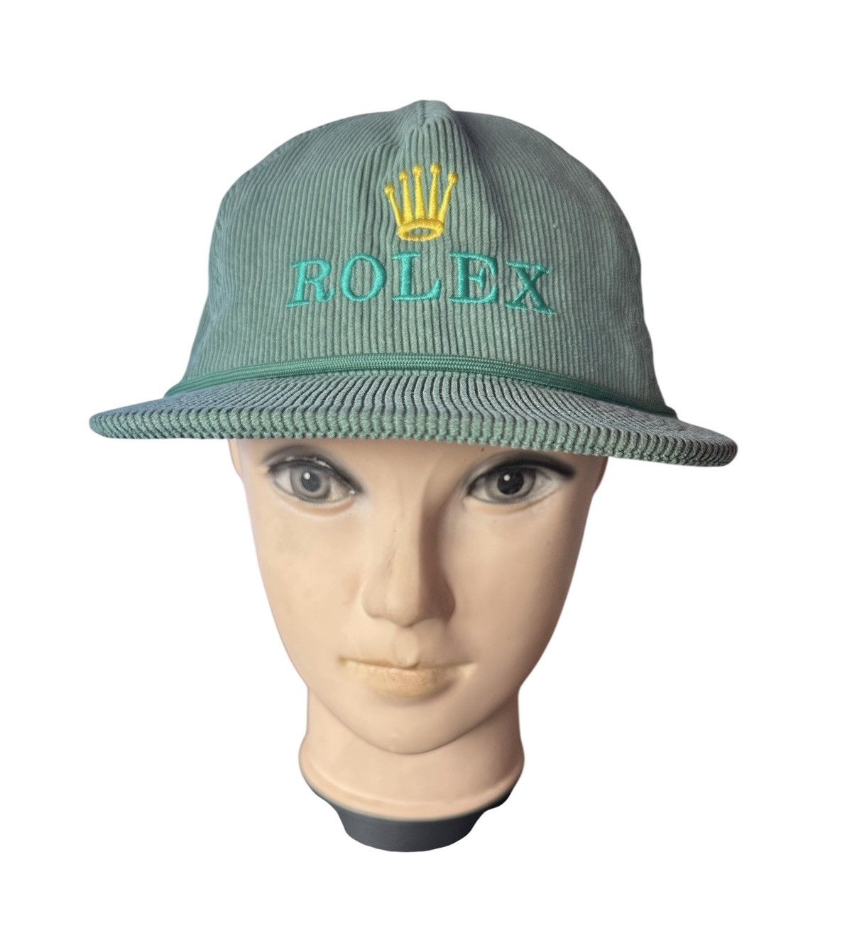 Rolex Rolex Corduroy Trucker Cap 80s 90s Style Green | Grailed