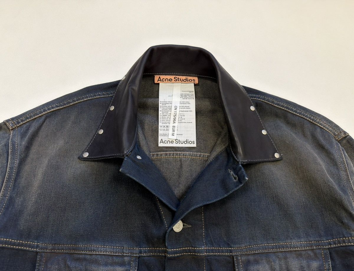 Acne Studios Studded Dirty Washed Oversized Denim Jacket Size US M / EU 48-50 / 2 - 4 Thumbnail