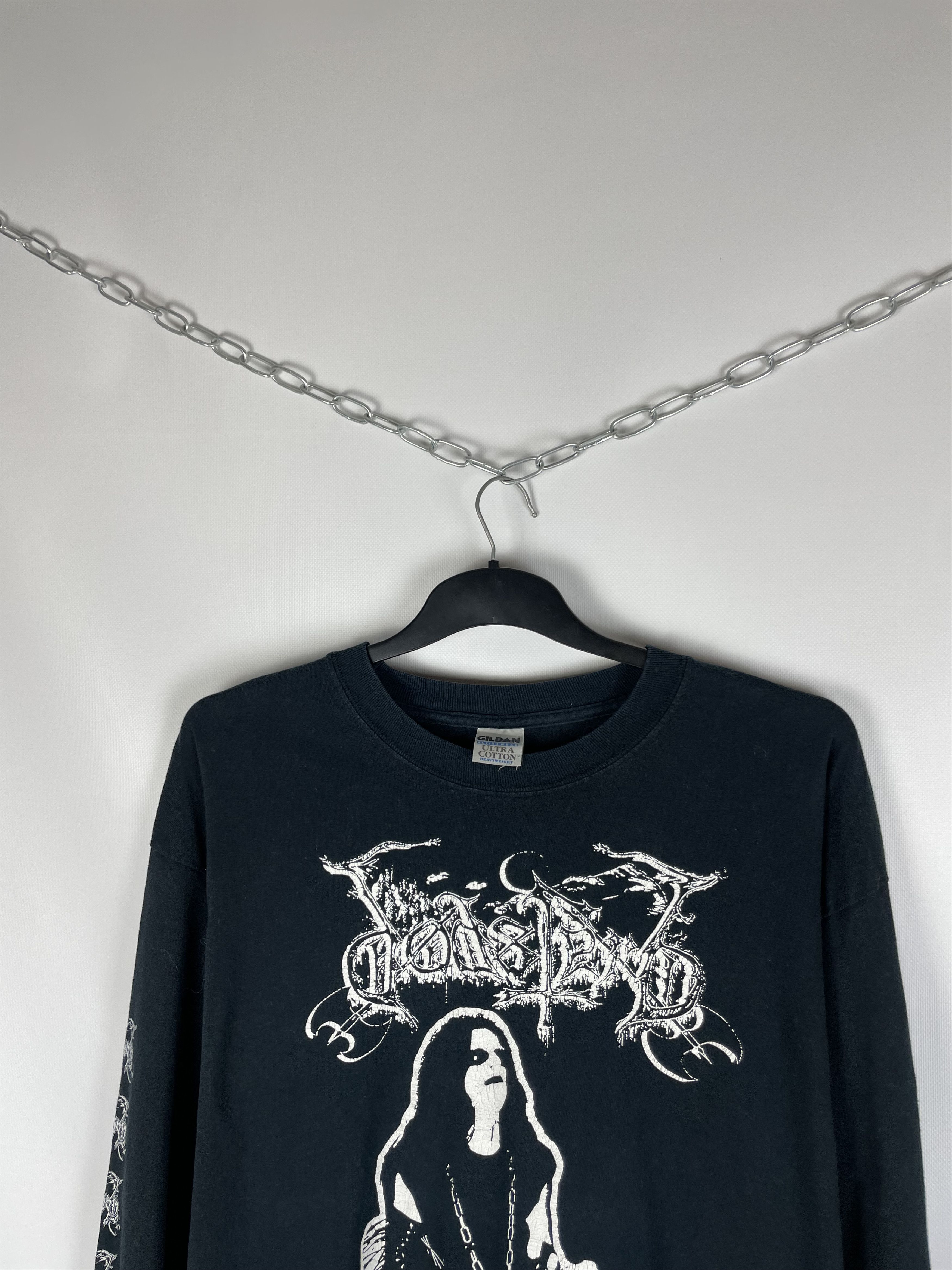 Band Tees Vintage 90s Rock Black Long Sleeve Size US XL / EU 56 / 4 - 3 Thumbnail