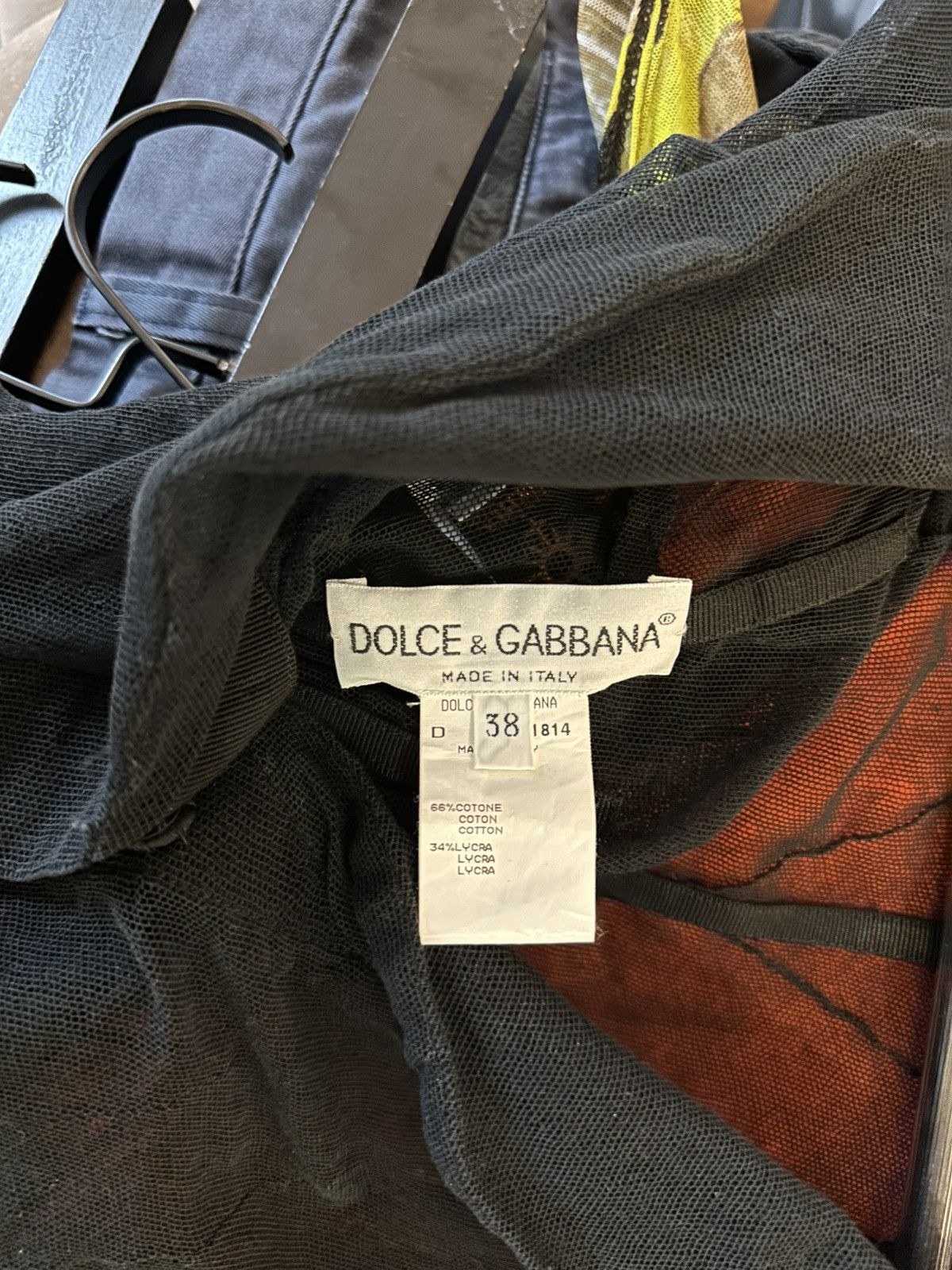 Dolce & Gabbana DOLCE & GABBANA MESH BUTTON BLOUSE Size M / US 6-8 / IT 42-44 - 5 Thumbnail