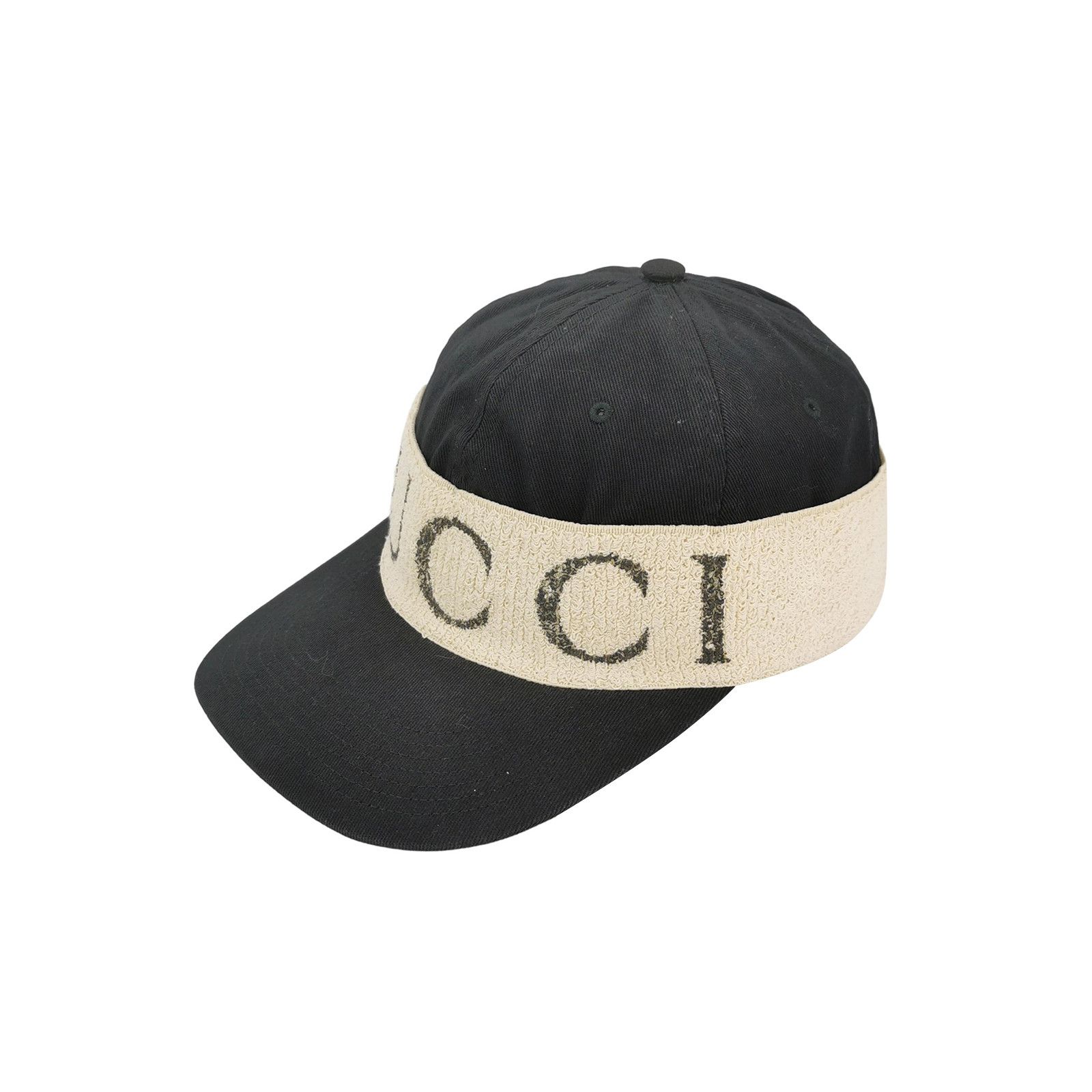 Gucci Gucci Terry Logo Cotton Baseball Hat ONE SIZE Size ONE SIZE - 1 Thumbnail