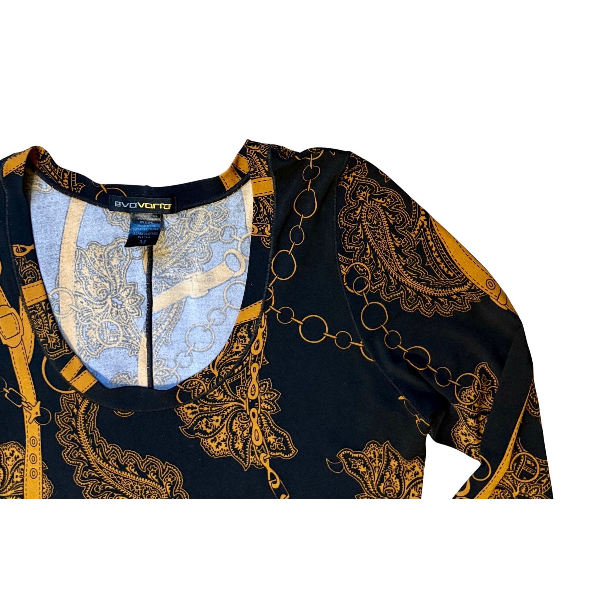 Other Eva Varro M Tunic Top Equestrian Stretch Knit Jersey Scoop N Size M / US 6-8 / IT 42-44 - 5 Thumbnail