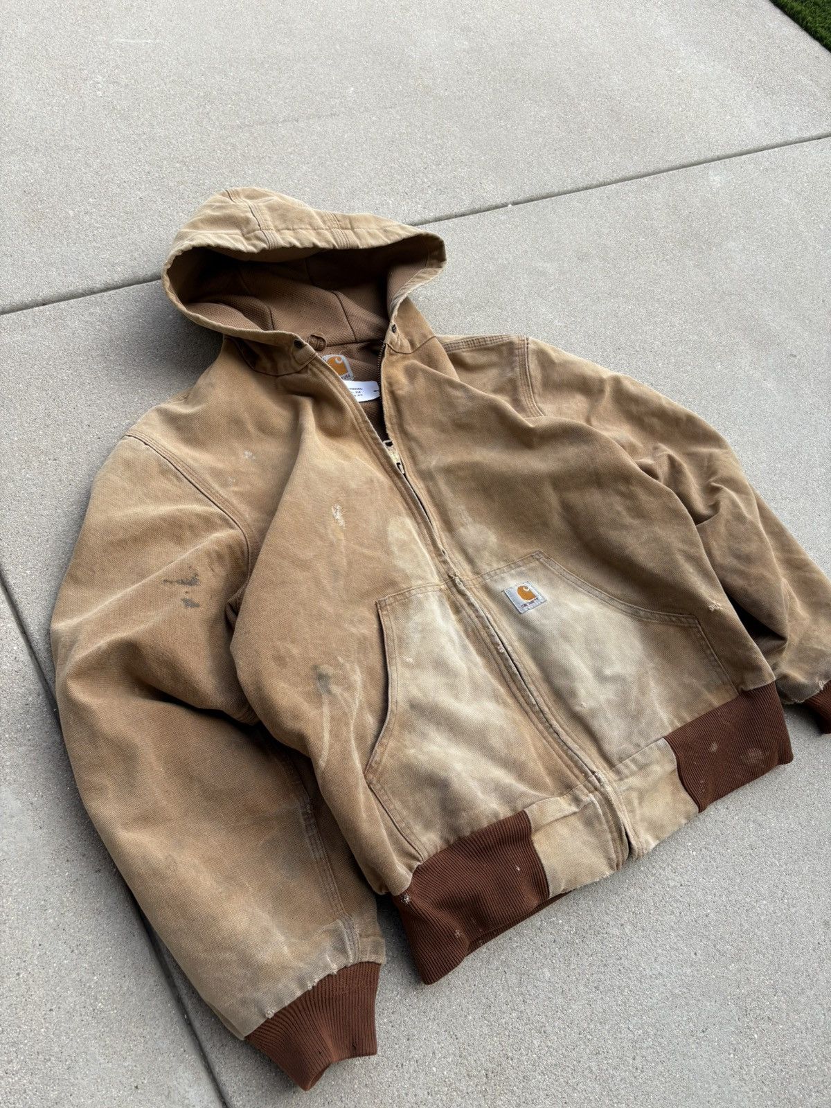 Carhartt × Vintage Vintage Carhartg Jacket - Distressed and Faded Size US M / EU 48-50 / 2 - 4 Thumbnail
