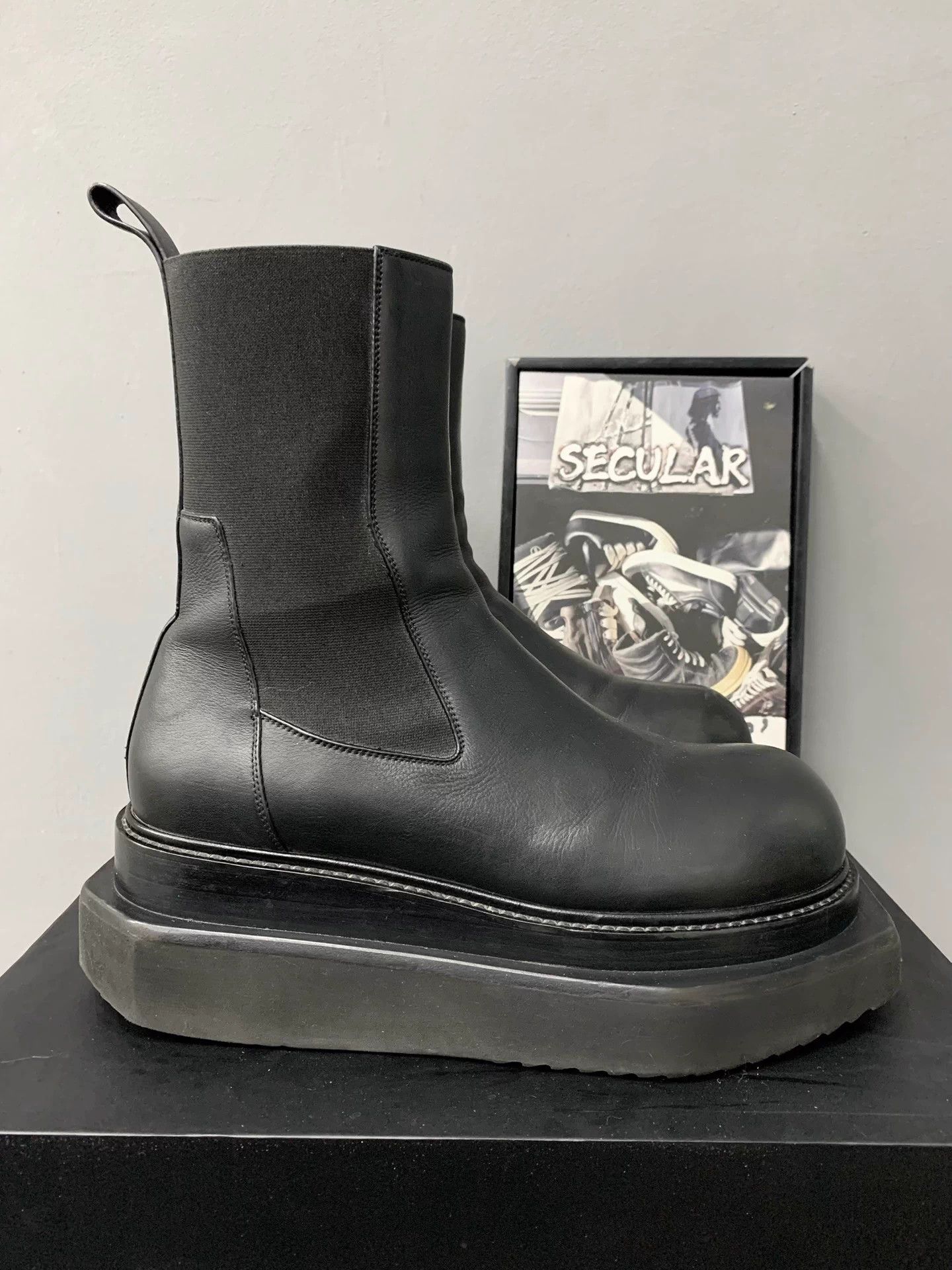 Rick Owens Rick Owens runway platform high boots Size US 9 / EU 42 - 1 Thumbnail