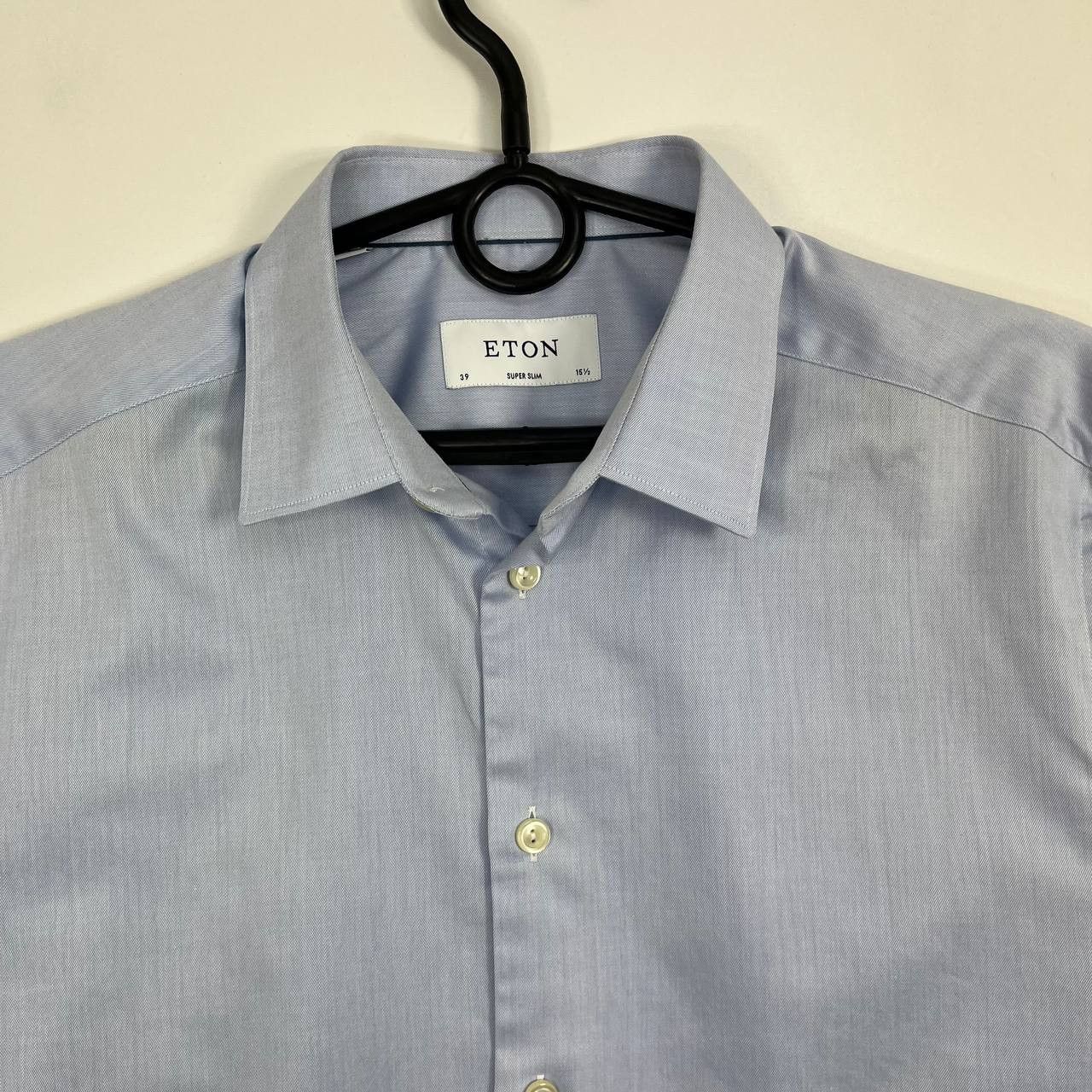 Eton Eton Mens Dress Shirt Light Blue Super Slim Long Size M Size US M / EU 48-50 / 2 - 2 Thumbnail