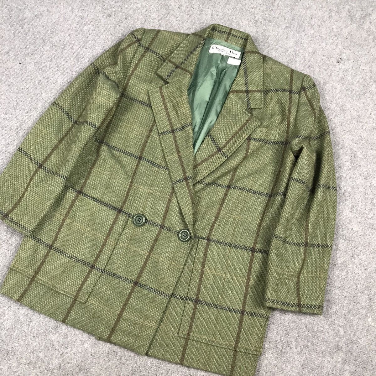 Christian Dior Monsieur × Vintage CHRISTIAN DIOR DOUBLE BREASTED COAT JACKET Size US M / EU 48-50 / 2 - 4 Thumbnail