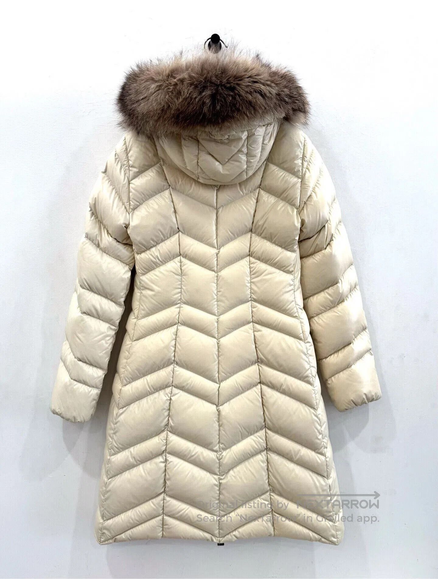 Moncler Moncler Fulmar Women's White Down Jacket. Size S / US 4 / IT 40 - 3 Thumbnail