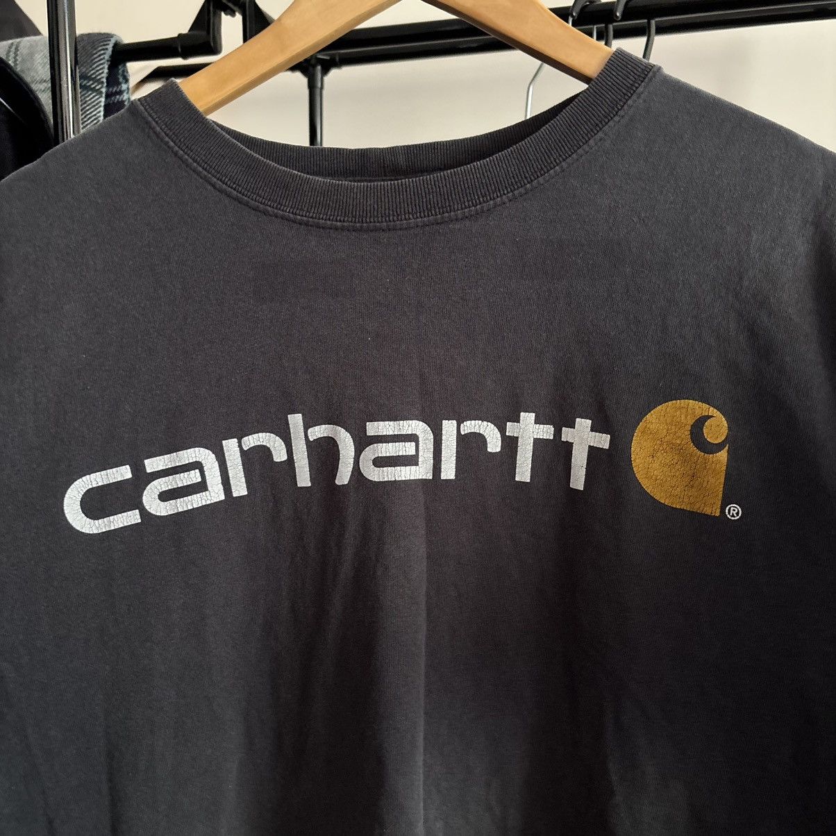 Carhartt Vintage Y2K Faded And Distressed Carhartt WIP Oversize Tee Size US M / EU 48-50 / 2 - 4 Thumbnail