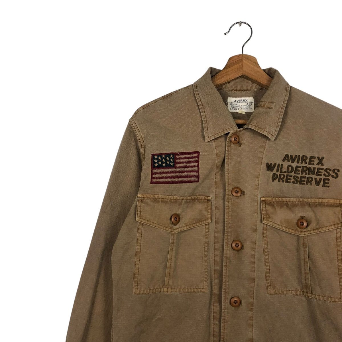 Avirex 🔥VINTAGE BIKER JACKET AVIREX MODEL A-75 BIG LOGO DESIGN Size US M / EU 48-50 / 2 - 9 Thumbnail