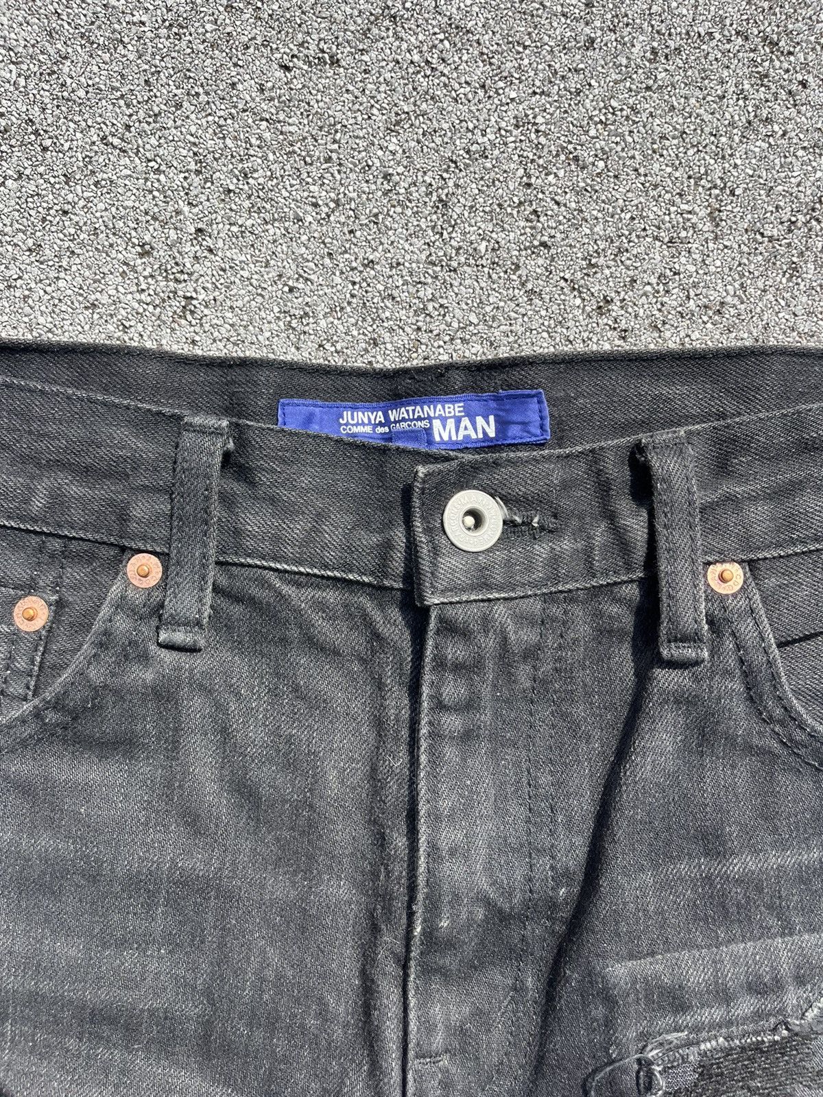 Junya Watanabe AW21 Junya Watanabe Comme des Garcons Patchwork Denim Size US 32 / EU 48 - 7 Thumbnail