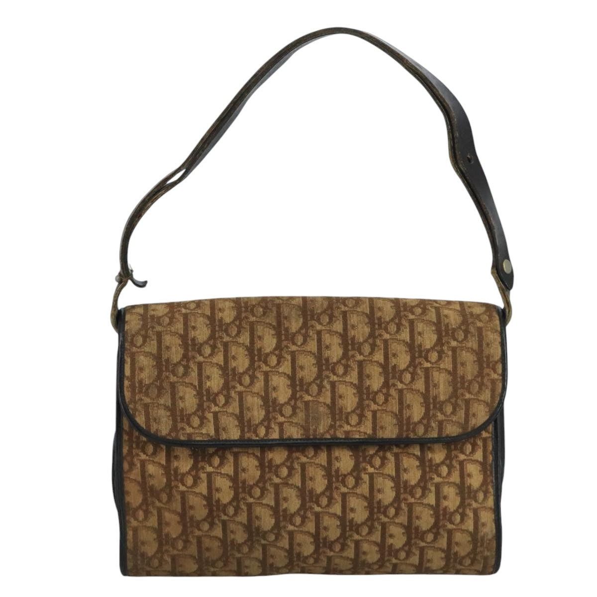 Dior DIOR Trotter Canvas Shoulder Bag Brown Size ONE SIZE - 2 Thumbnail