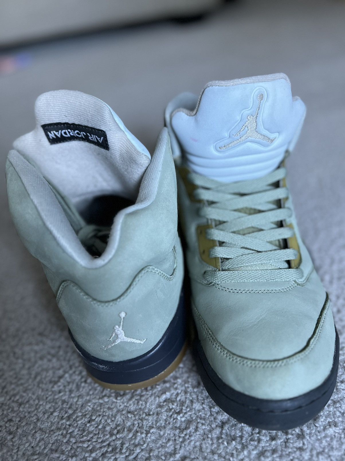 Nike Jordan 5 Retro Jade Size US 10.5 / EU 43-44 - 3 Thumbnail