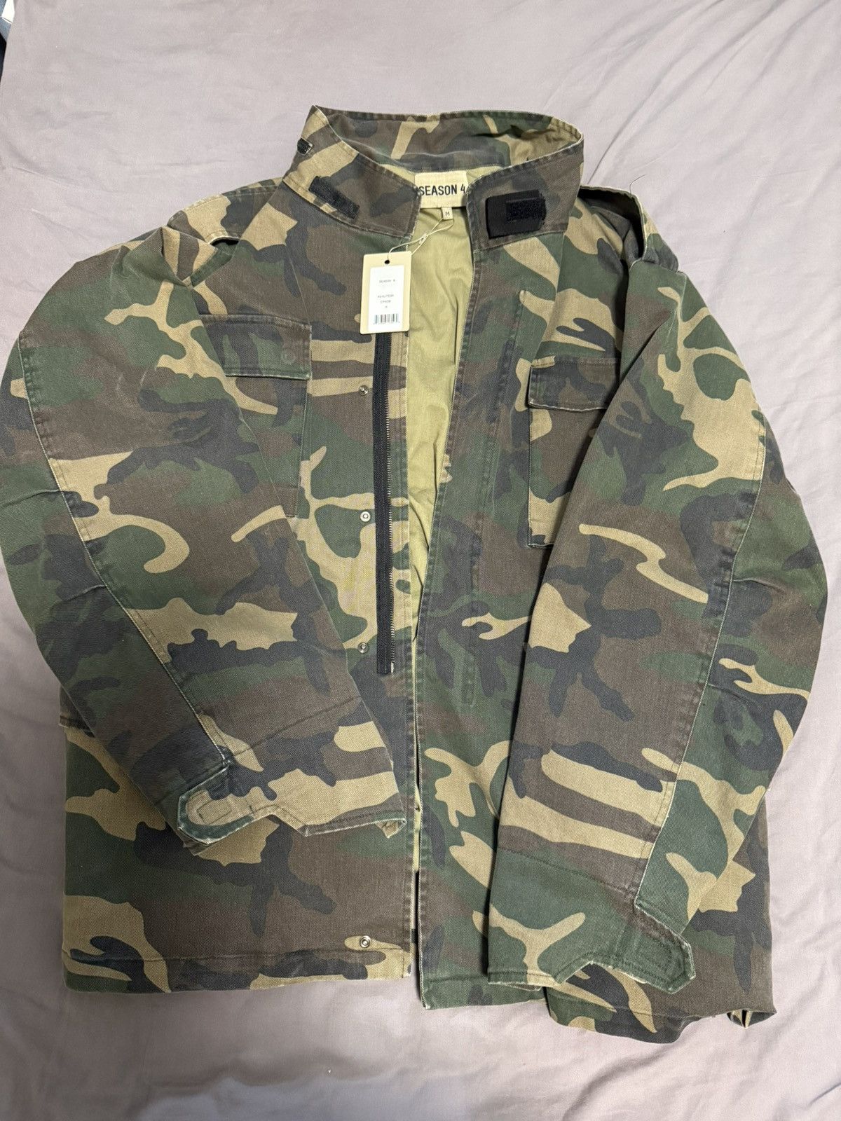 Yeezy Yeezy Season 1 Green Camo Oversized Half-zip Anorak | Grailed