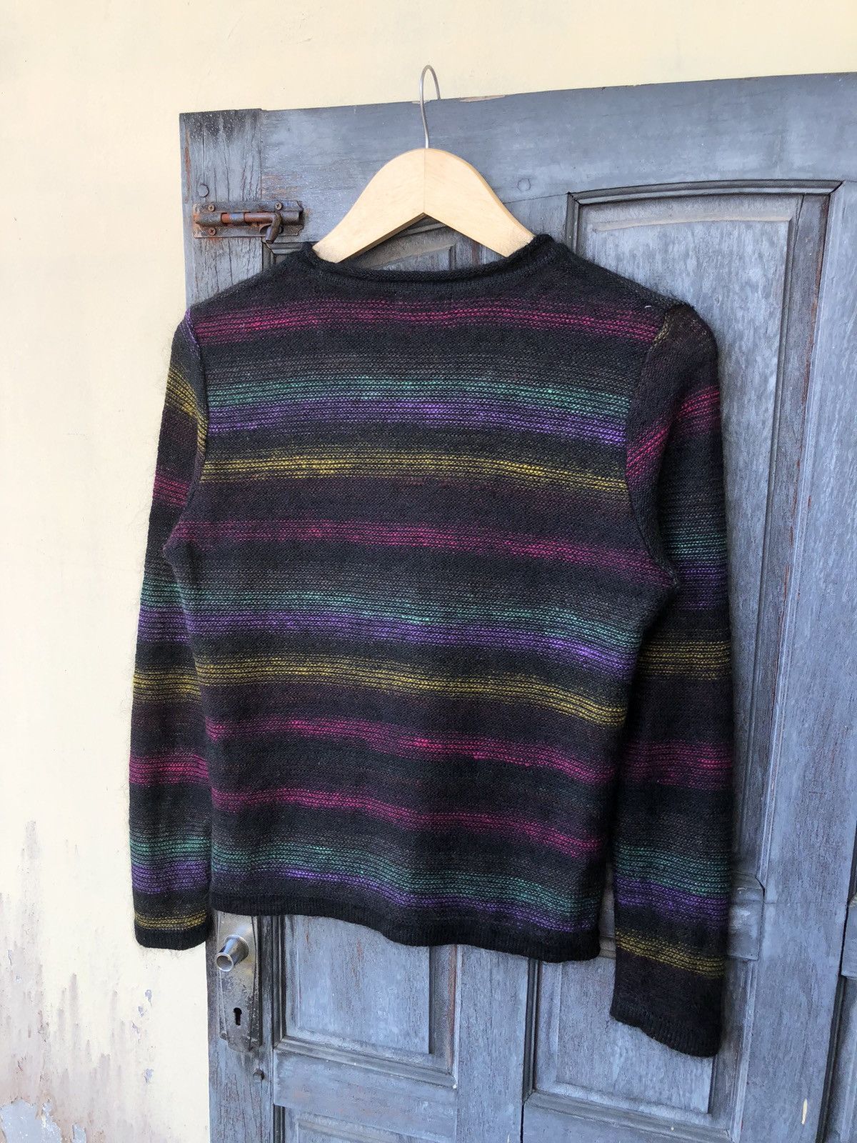 If Six Was Nine Chadorian Japanese Mohair Rainbow Psychedelic Stripe Style Size US M / EU 48-50 / 2 - 11 Thumbnail