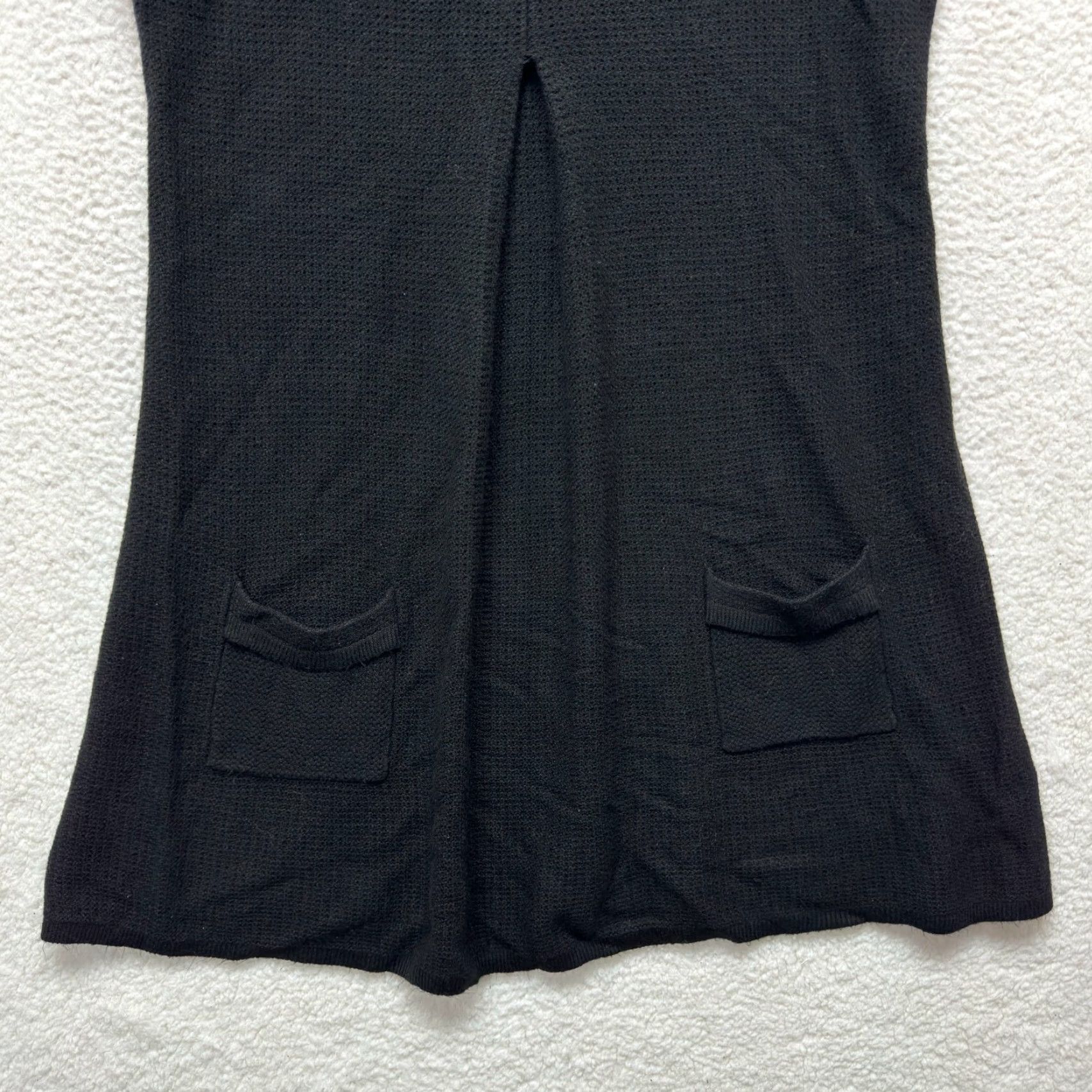 Madison Madison Leigh Plus Size Sweater Midi Dress 1X Black Knit High Mock Neck Career Size XL / US 12-14 / IT 48-50 - 4 Thumbnail