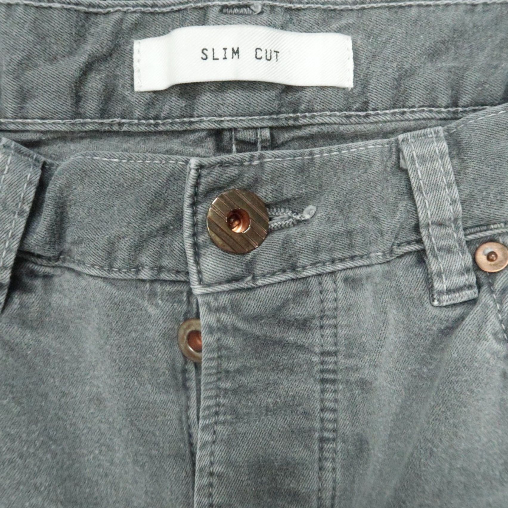 Billy Reid Billy Reid Jeans Mens Slim Straight 5-Pocket Denim Gray 30x33 MSL-ALA Mens Regular Size 30 Inseam 33 Color Gray Size US 30 / EU 46 - 4 Thumbnail