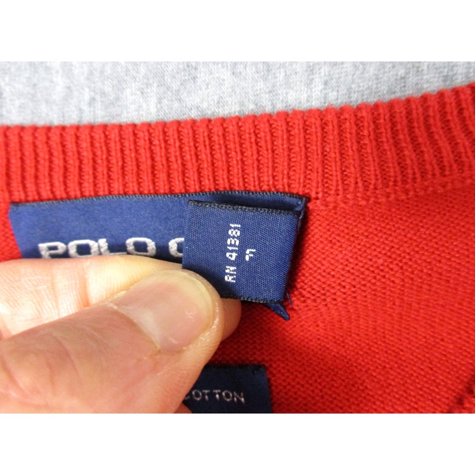 Polo Ralph Lauren Polo Golf Ralph Lauren Sweater Vest Mens XL Red V Neck Cotton Shoal Creek Size US XL / EU 56 / 4 - 4 Thumbnail