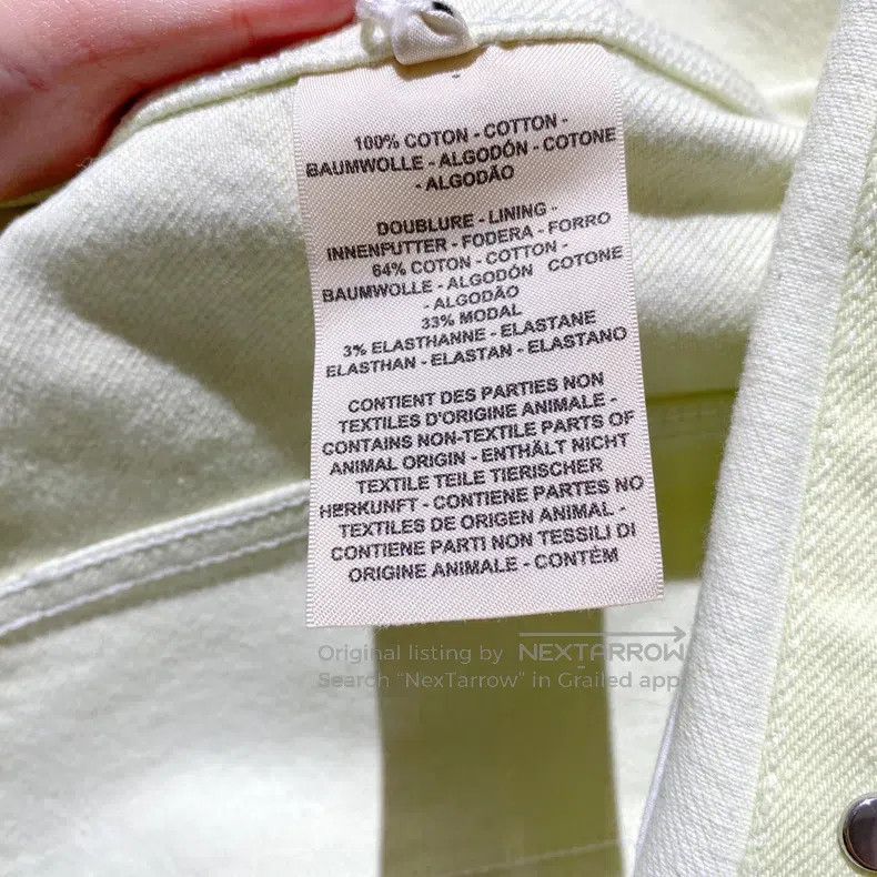 Hermes Hermes Avocado green denim jacket Size XXS / US 00 / IT 34 - 5 Thumbnail
