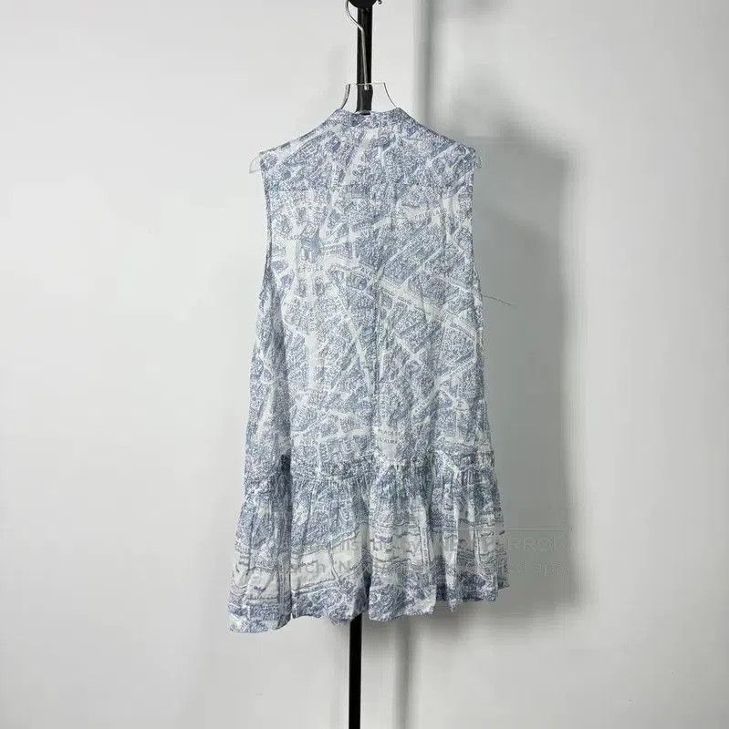 Dior Dior Color-Block Cotton Dress for Women . Size M / US 6-8 / IT 42-44 - 2 Thumbnail