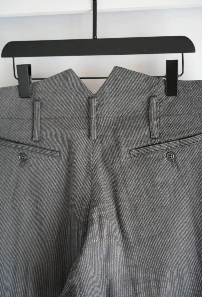 Yohji Yamamoto Yohji Yamamoto 11 SS grey striped trousers 2412-Nextarrow Size US 28 / EU 44 - 3 Thumbnail